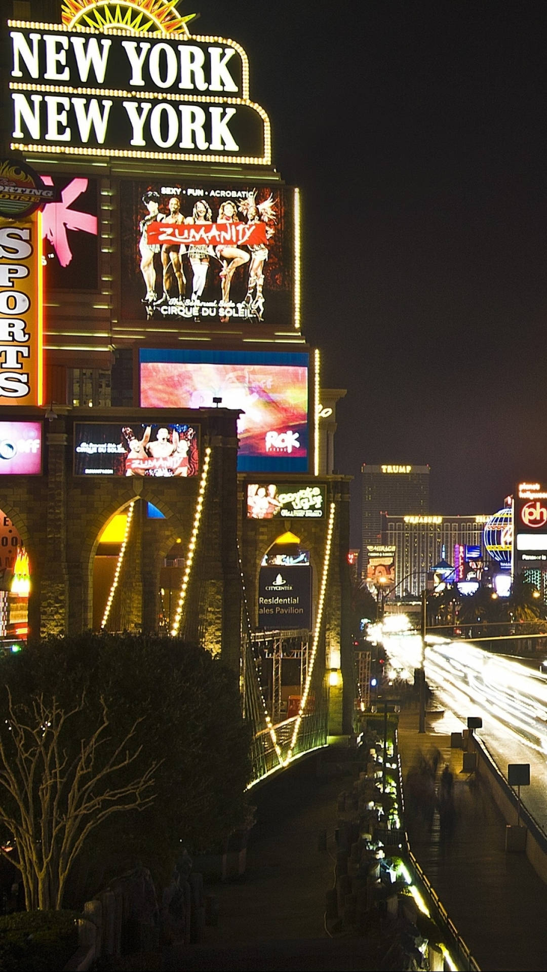 Las Vegas Iphone New York Billboard Background