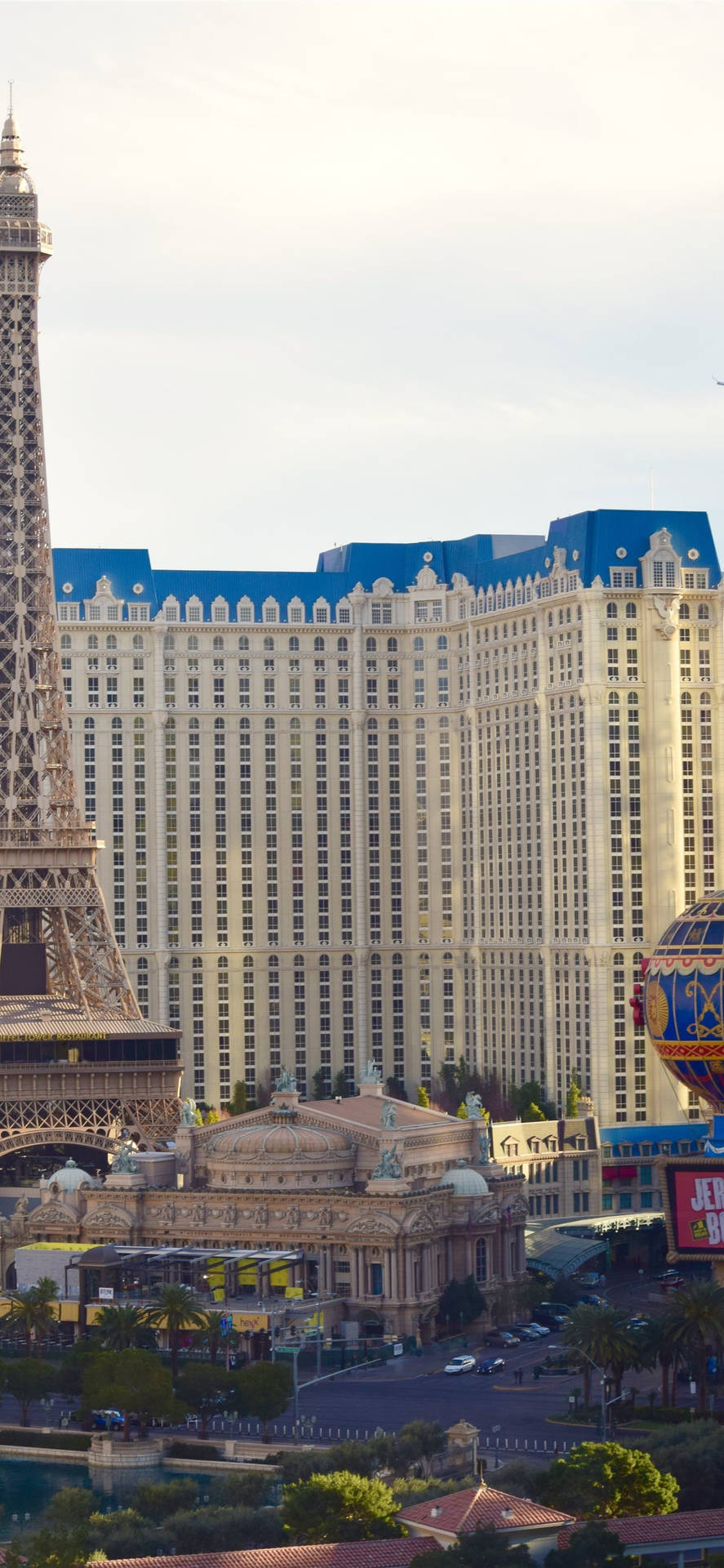 Las Vegas Iphone Paris Casino Hotel Background