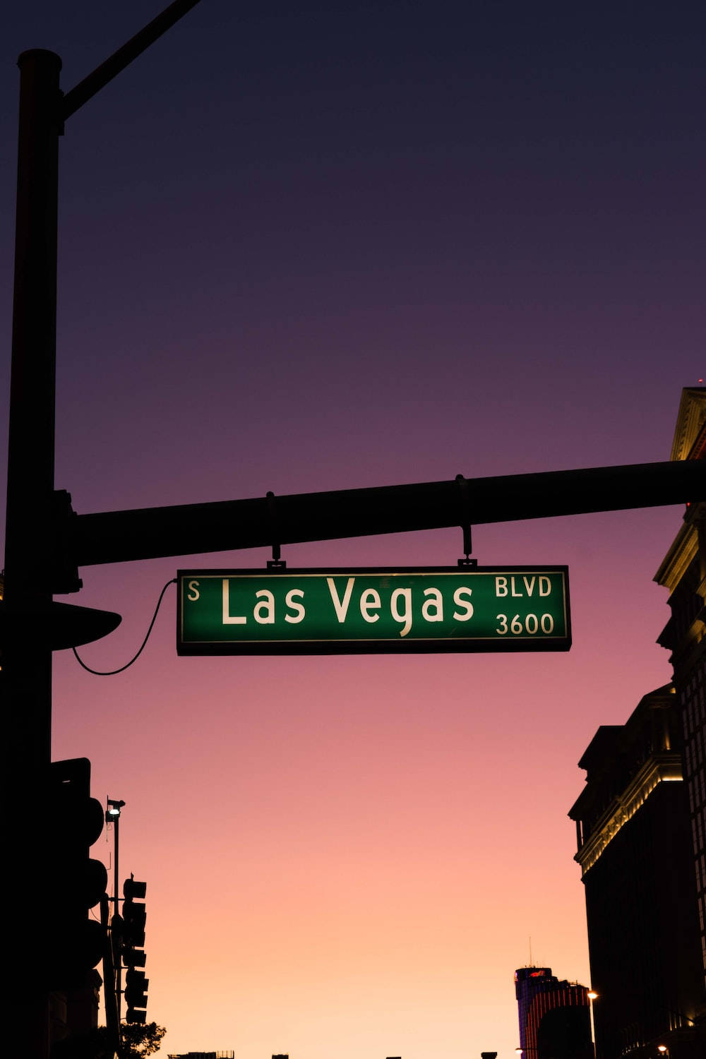 Las Vegas Iphone Road Signage Background