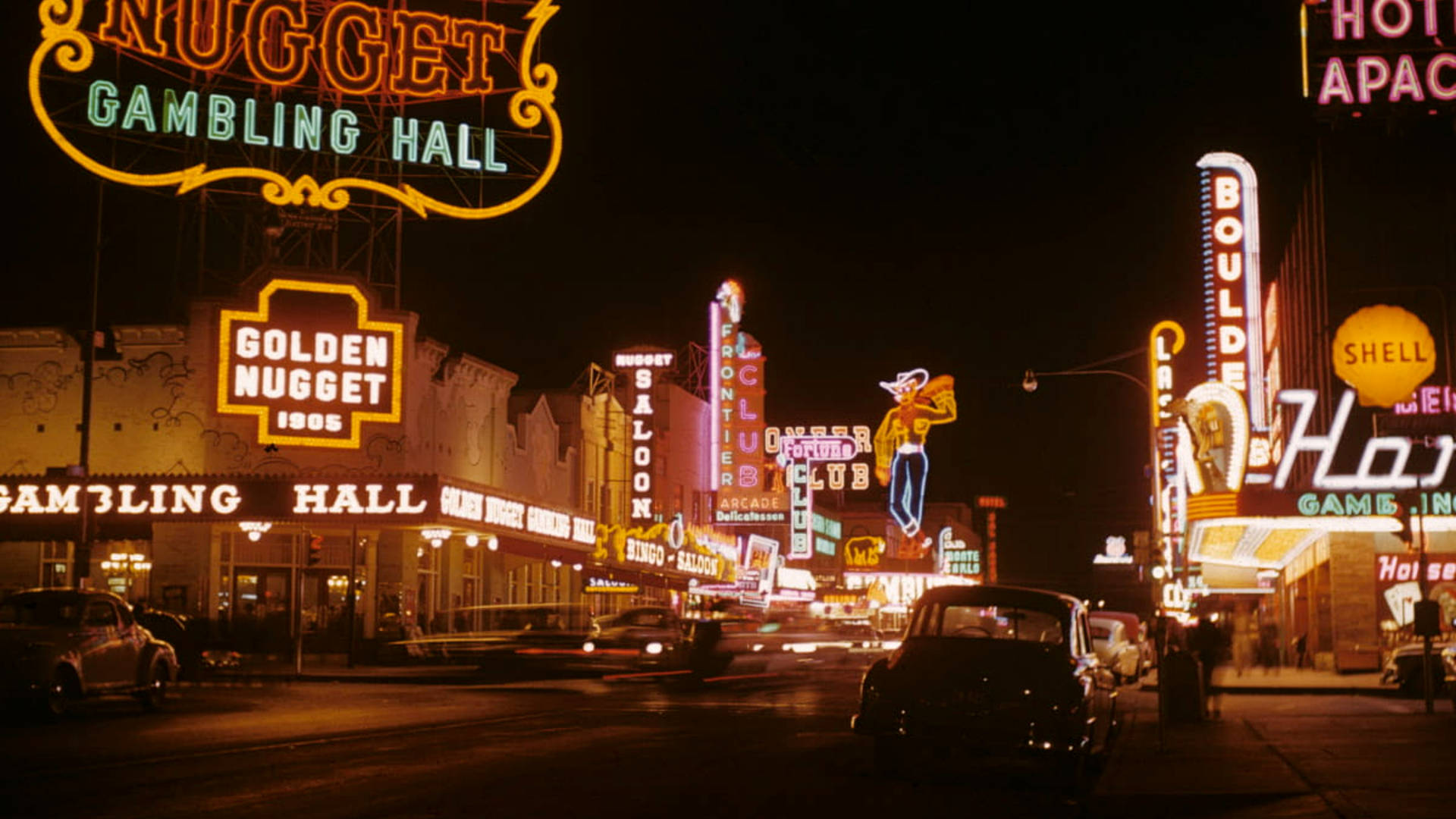 Las Vegas Lights At Night Background