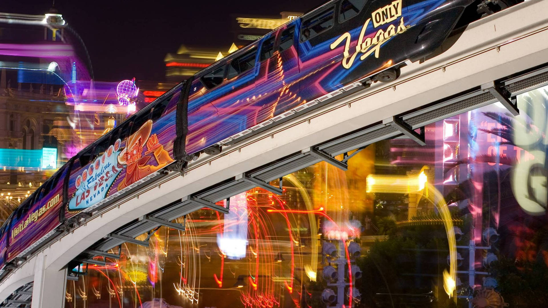 Las Vegas Monorail Background