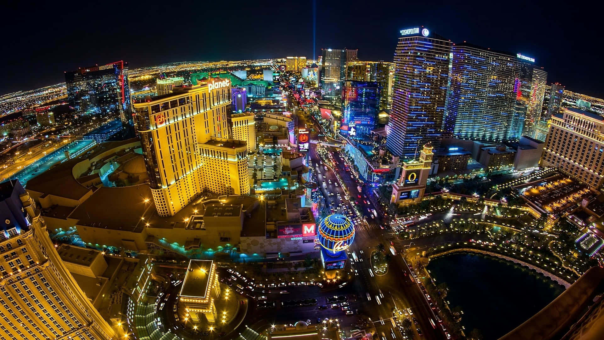 Las Vegas Nightlife Desktop Background