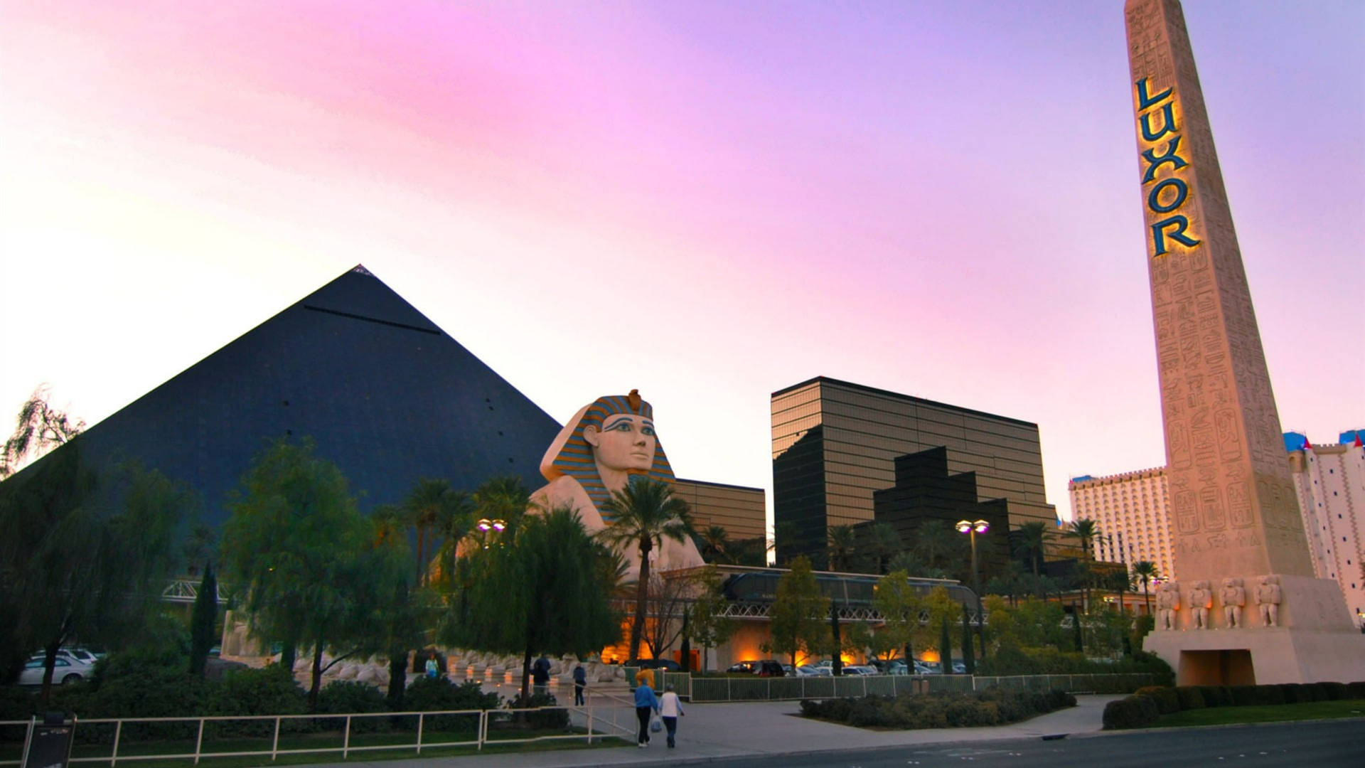 Las Vegas Pyramid Hotel Background