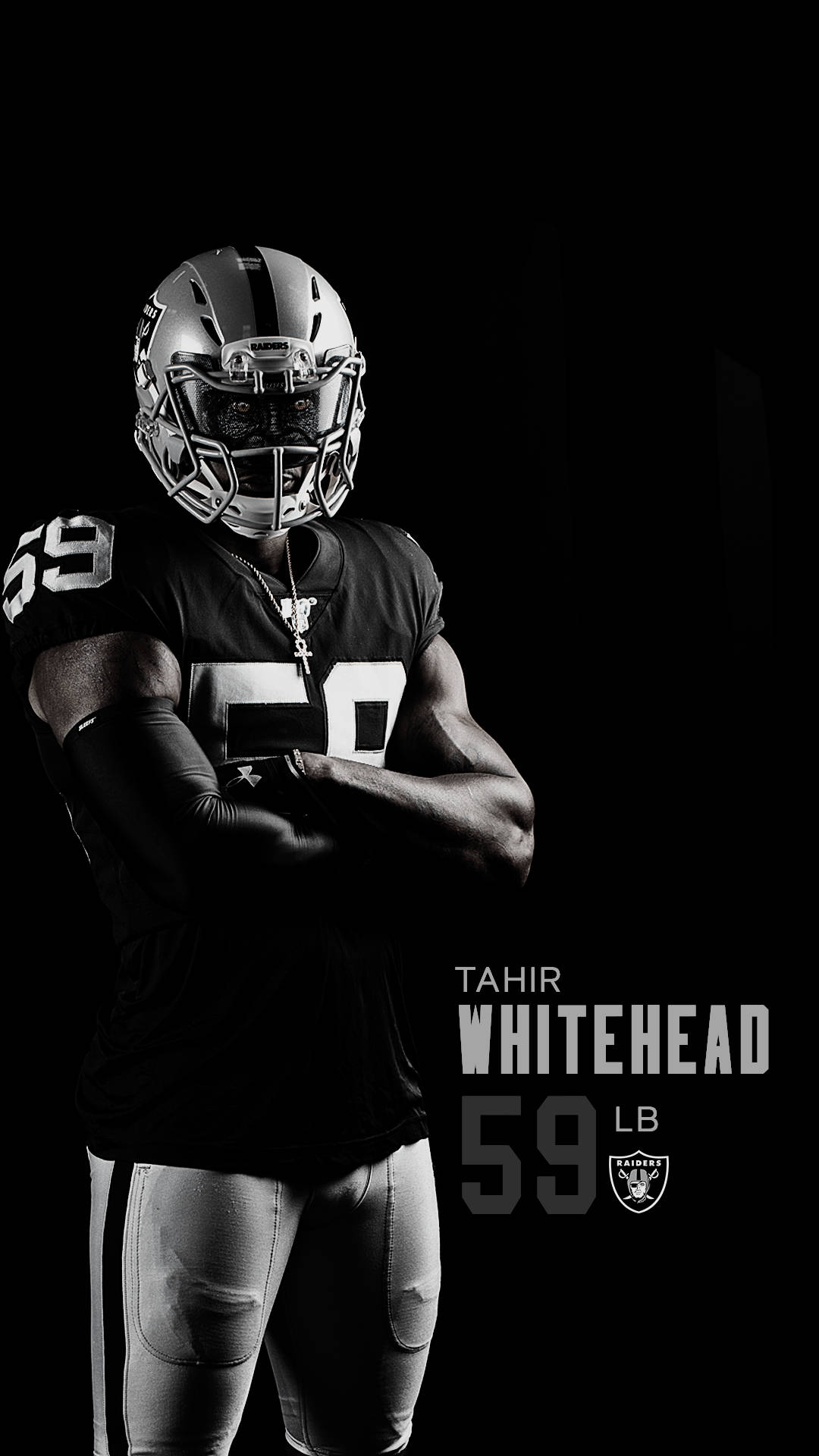 Las Vegas Raiders Tahir Whitehead Background