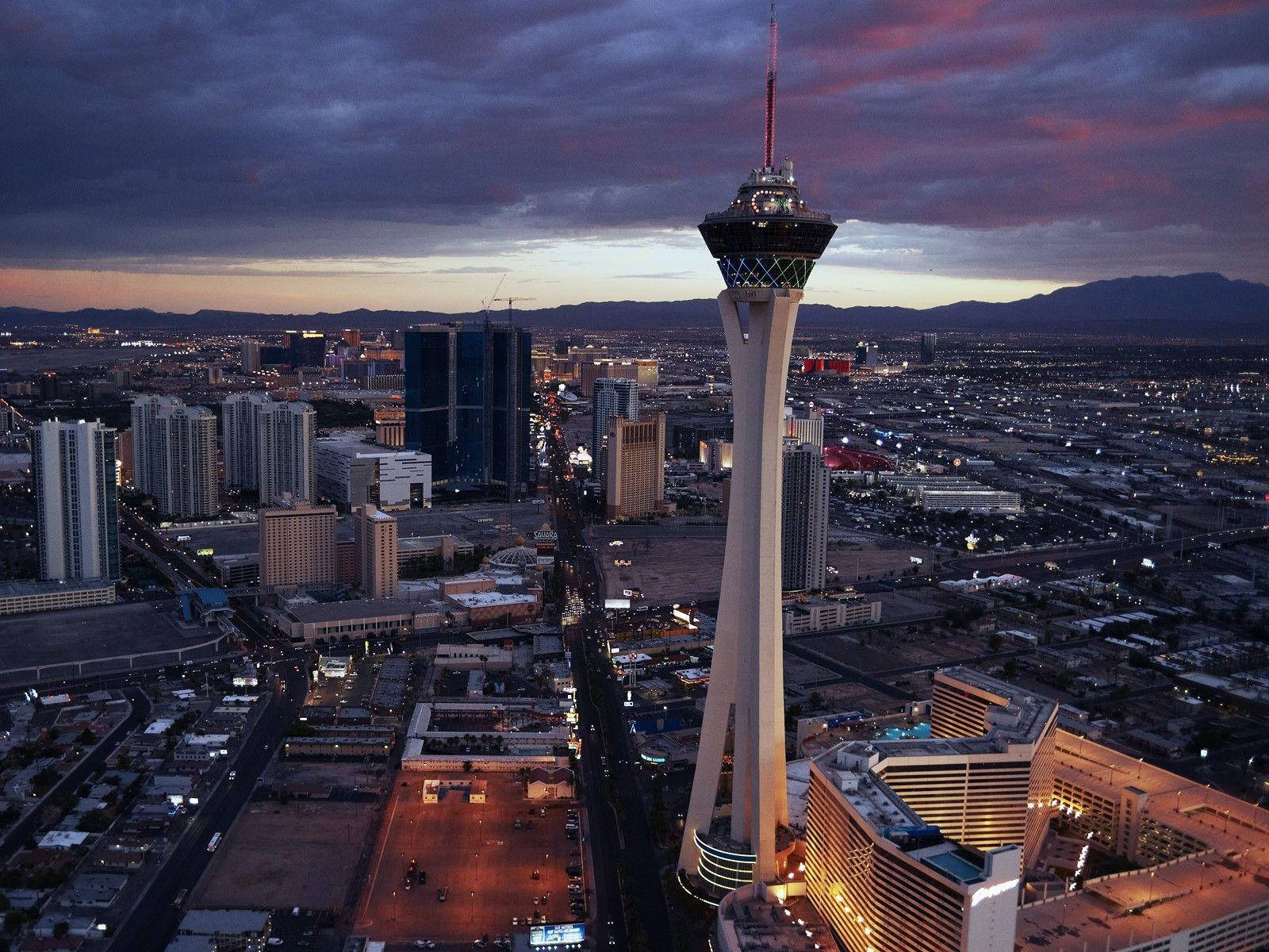 Las Vegas Strip The Strut Sunset