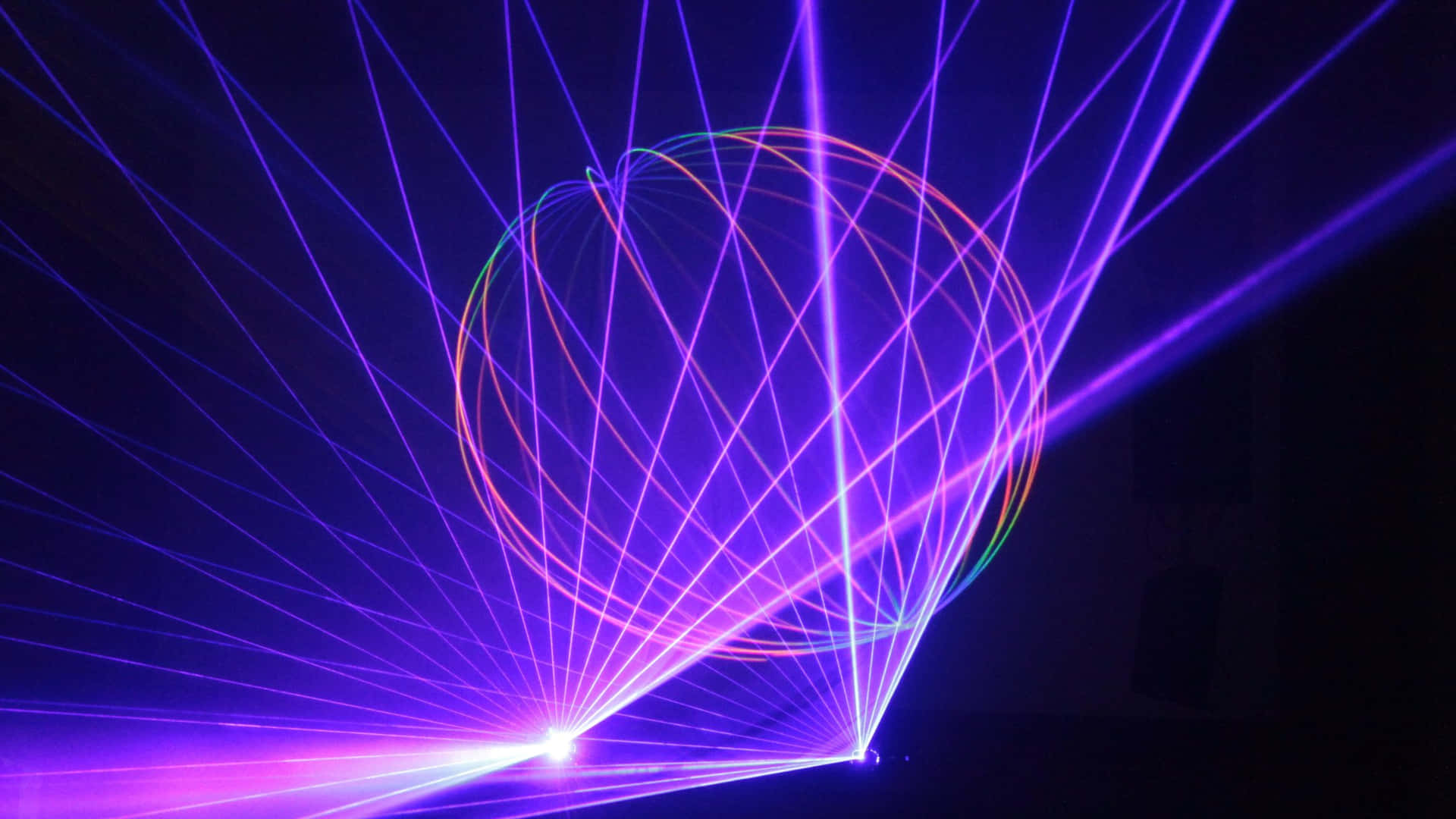 Laser Light Show Spectacle Background