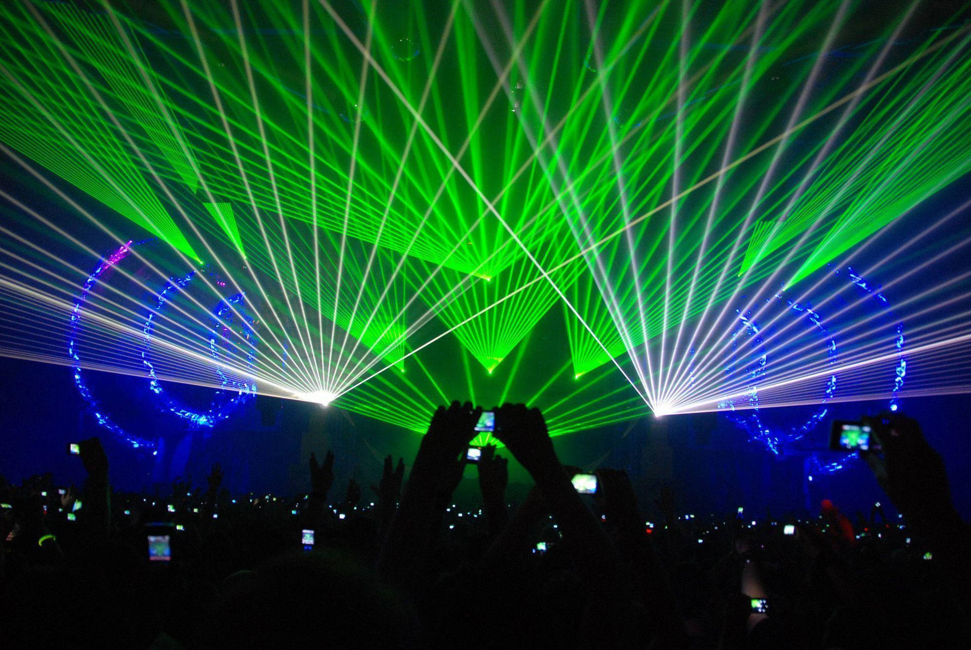 Laser Lights In A Party