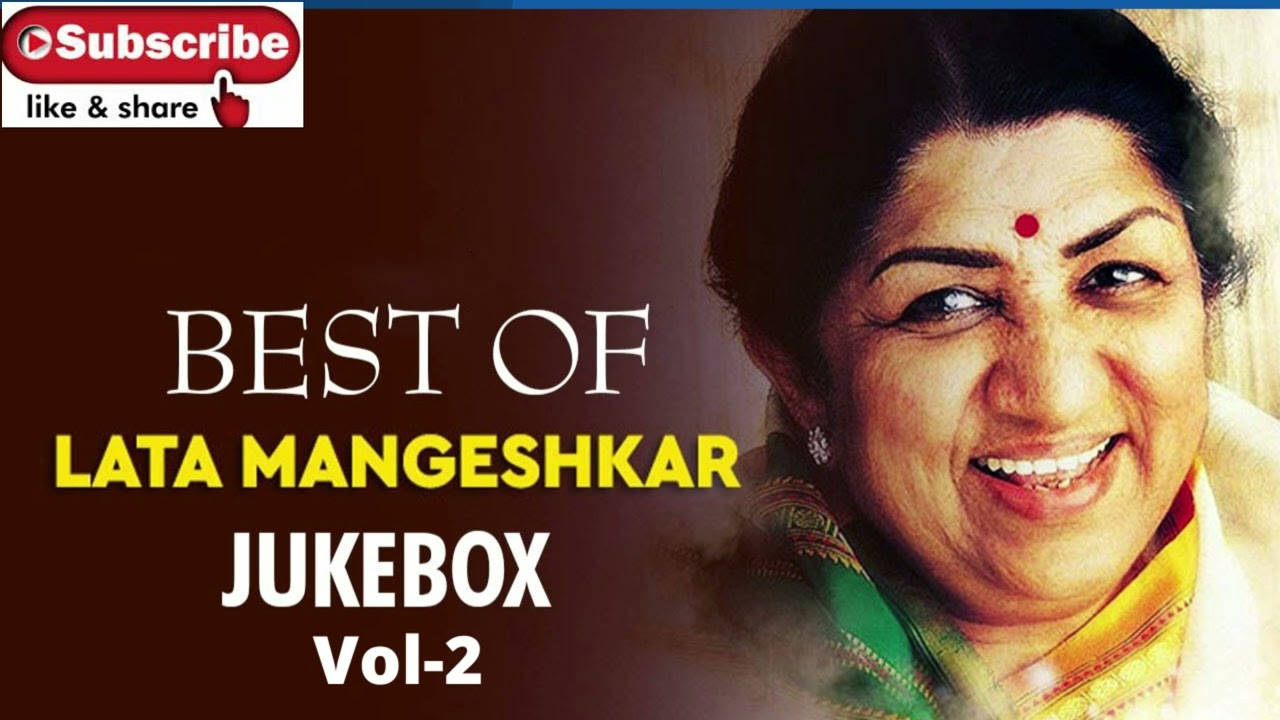 Lata Mangeshkar Jukebox Album Cover Background