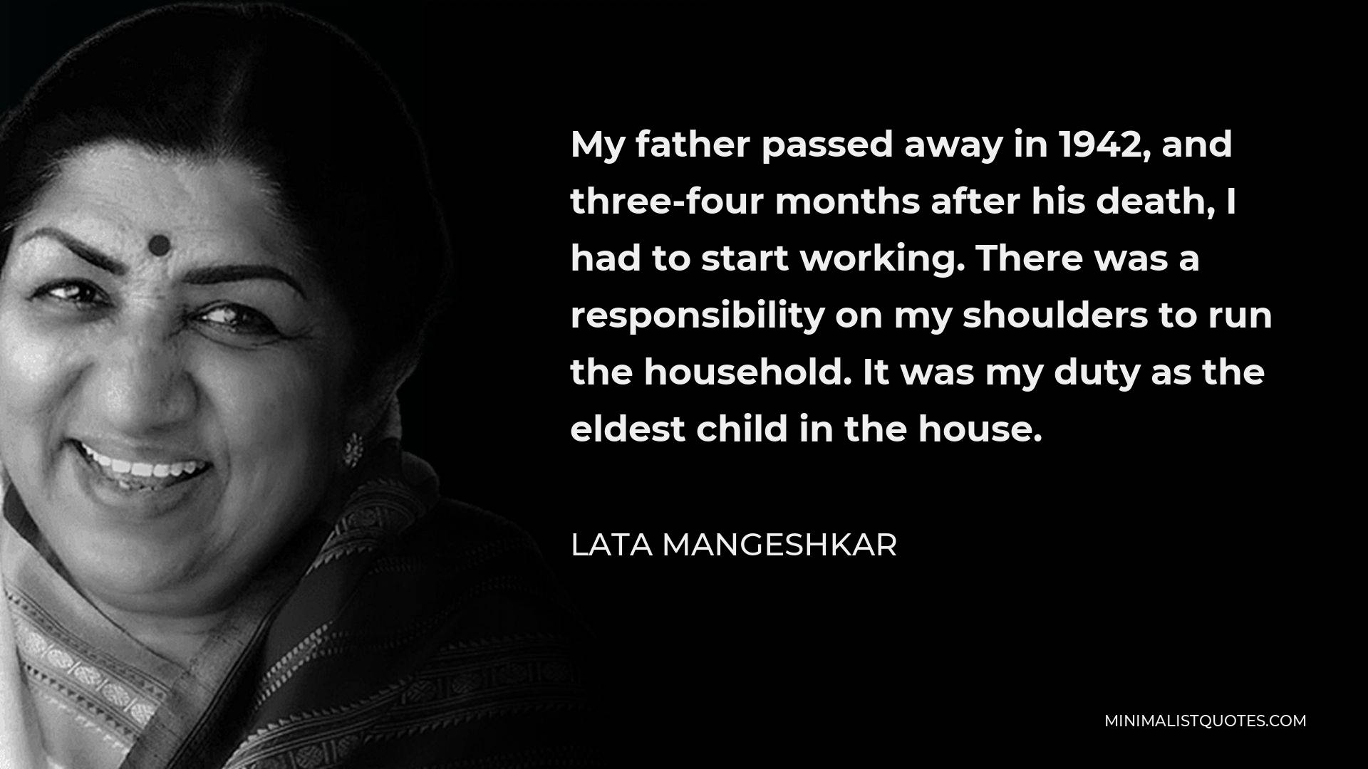 Lata Mangeshkar Quotation