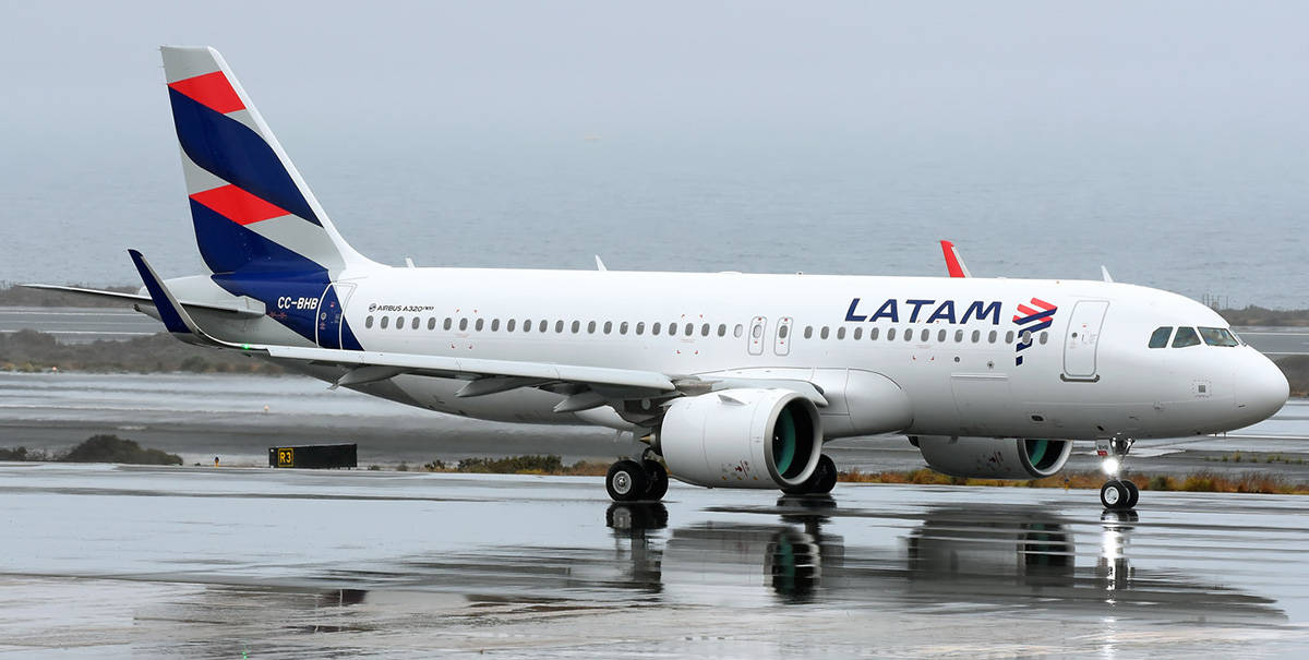 Latam Aviation On Standby Background