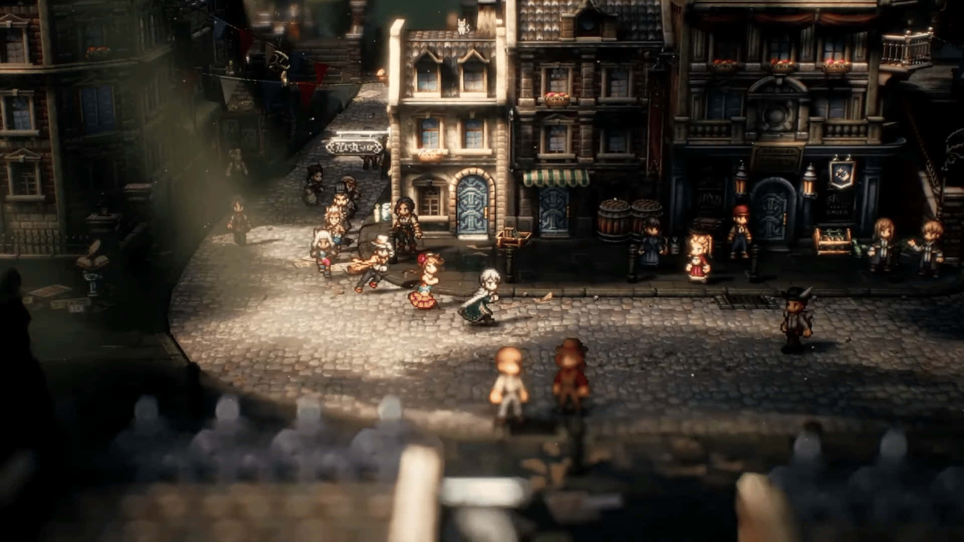 Latent Video Game Octopath Traveler Background