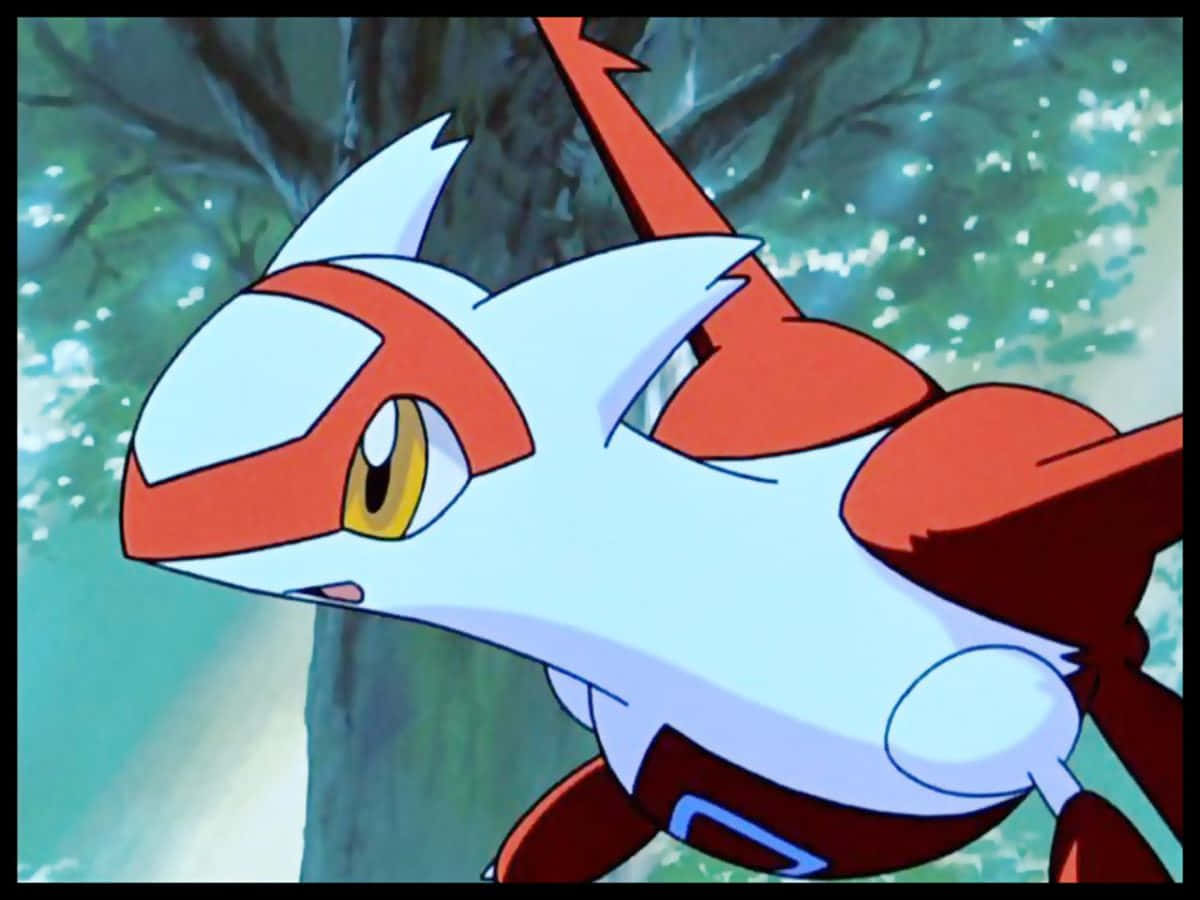 Latias With Tree In Background Background