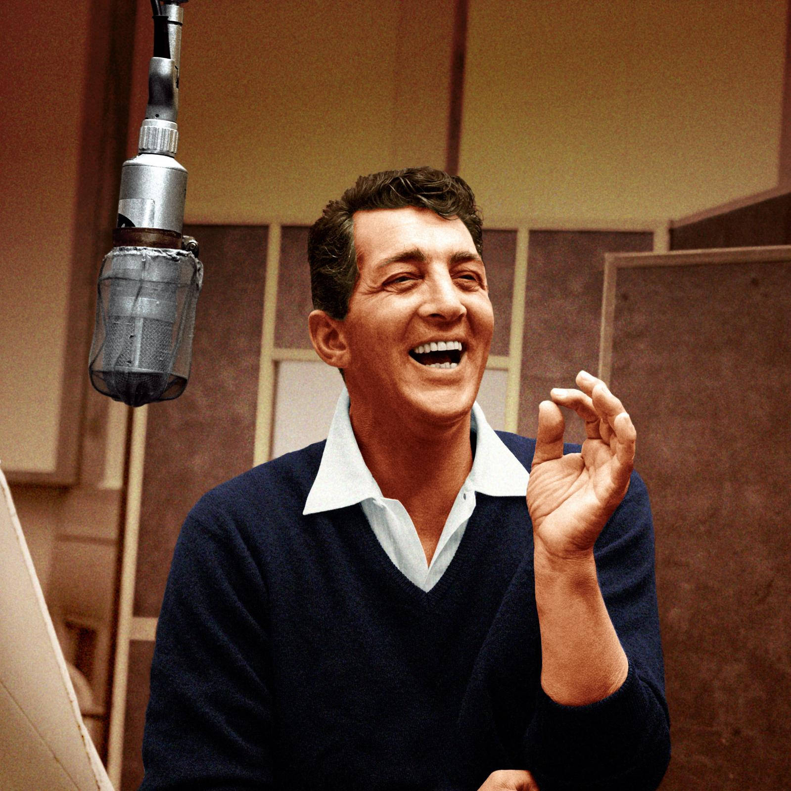 Laughing American Singer And King Of Cool Dean Martin Background