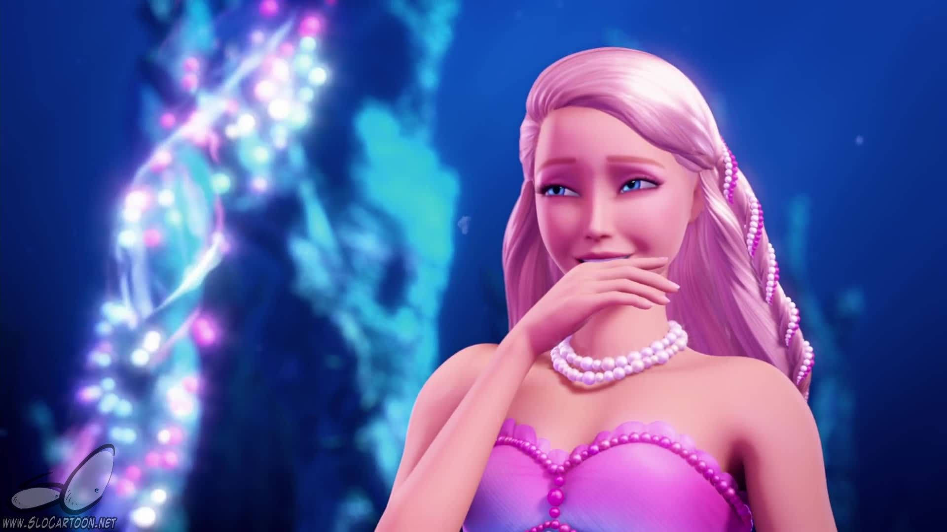 Laughing Barbie Mermaid Background