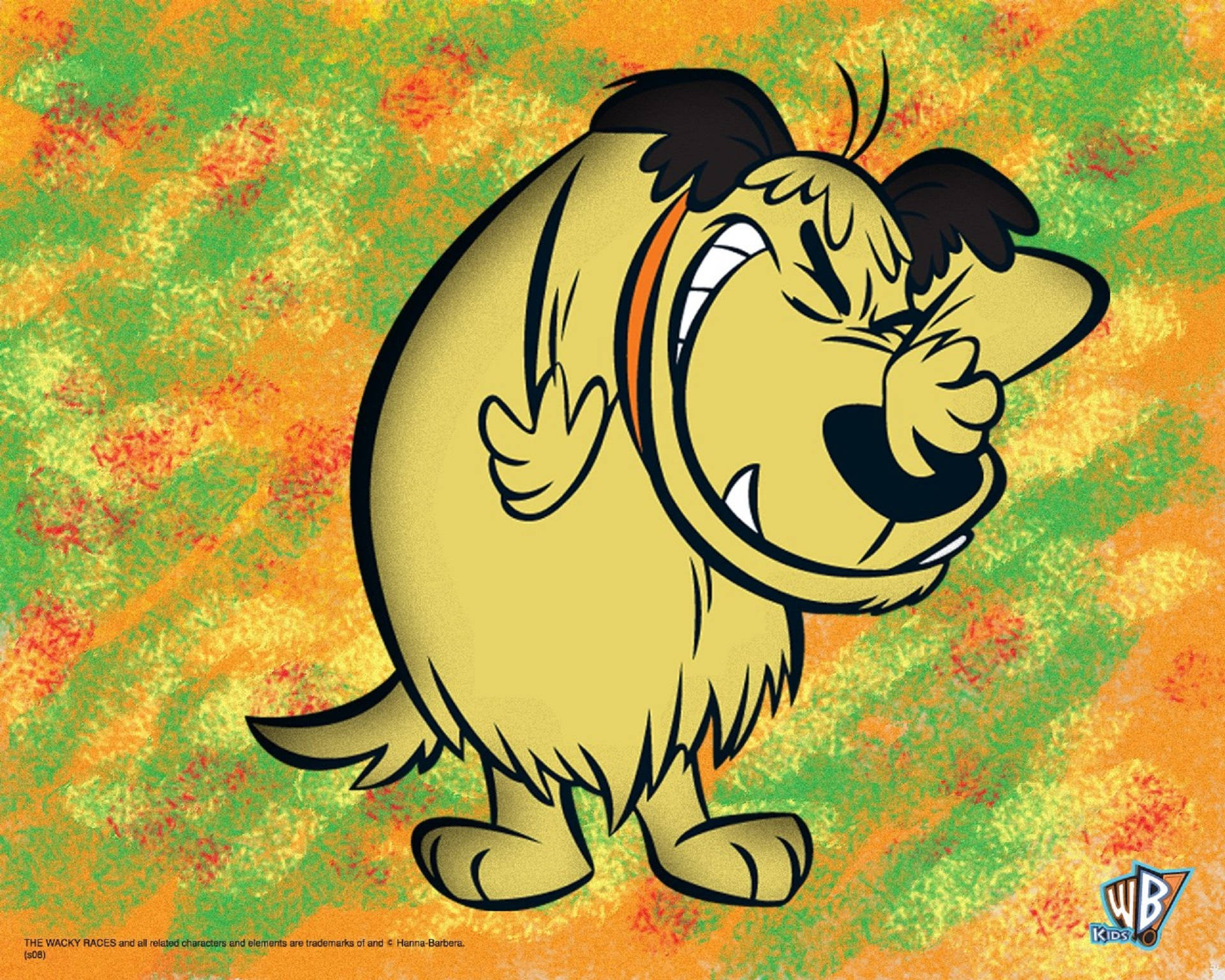 Laughing Cartoon Character Muttley Background
