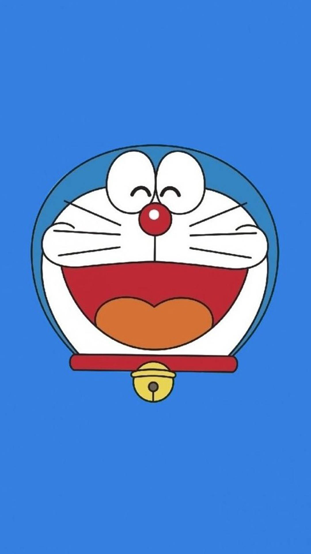 Laughing Doraemon Cartoon Iphone Background