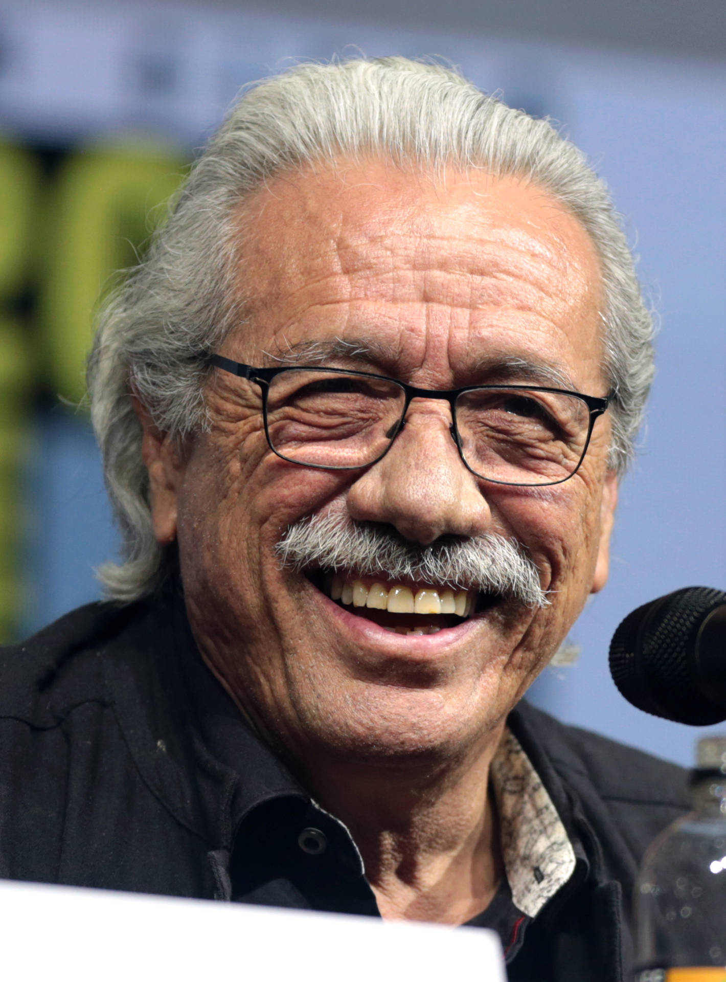 Laughing Edward James Olmos Background