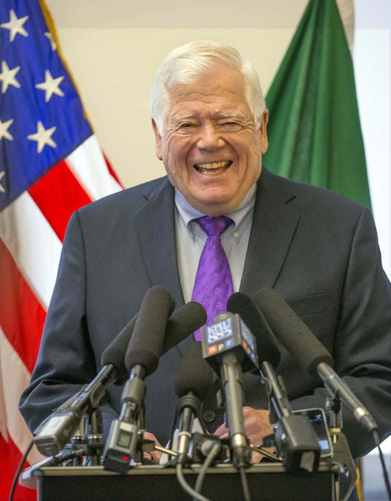 Laughing Jim Mcdermott Podium Background