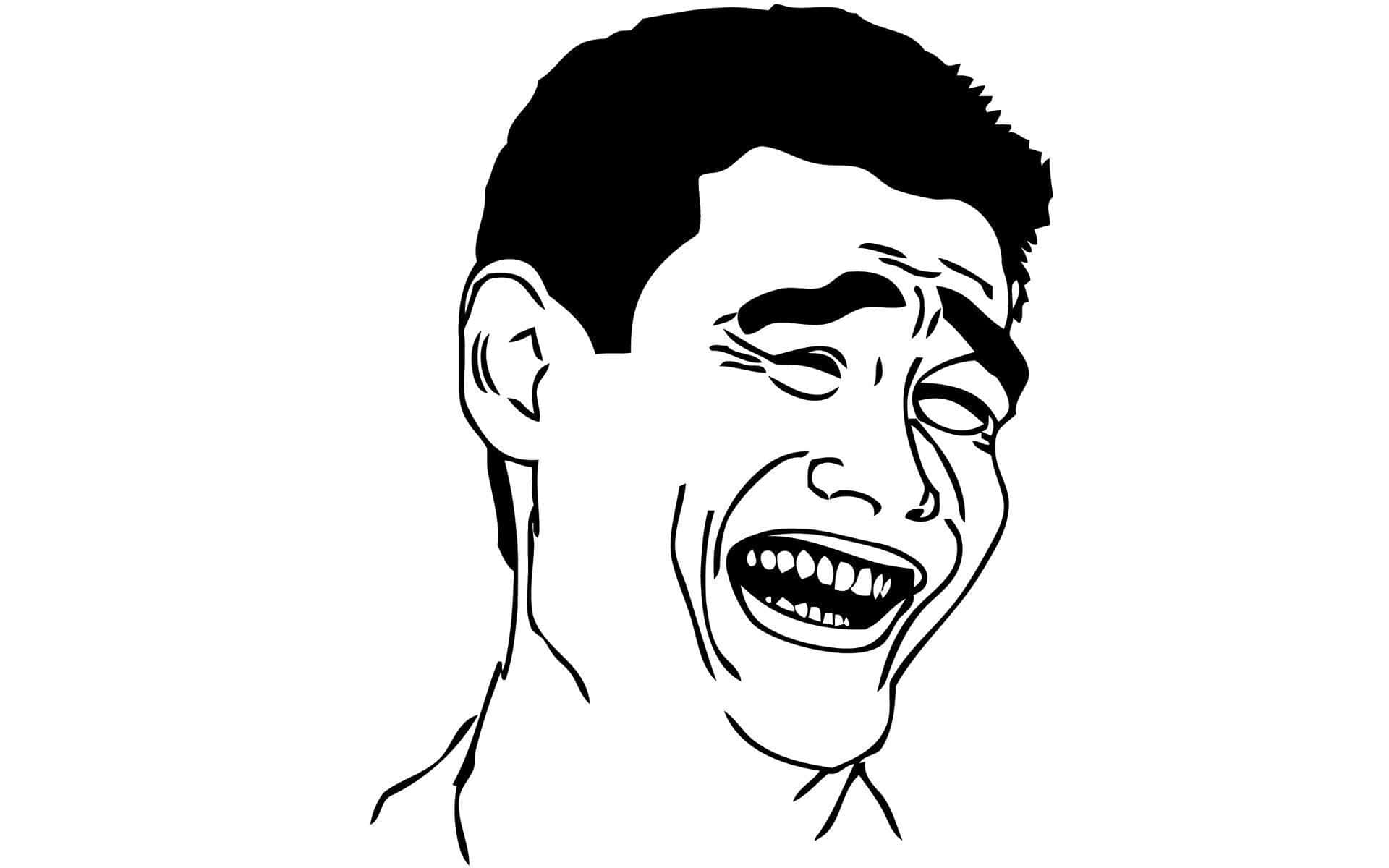 Laughing Meme Face Funny Discord Pfp Background