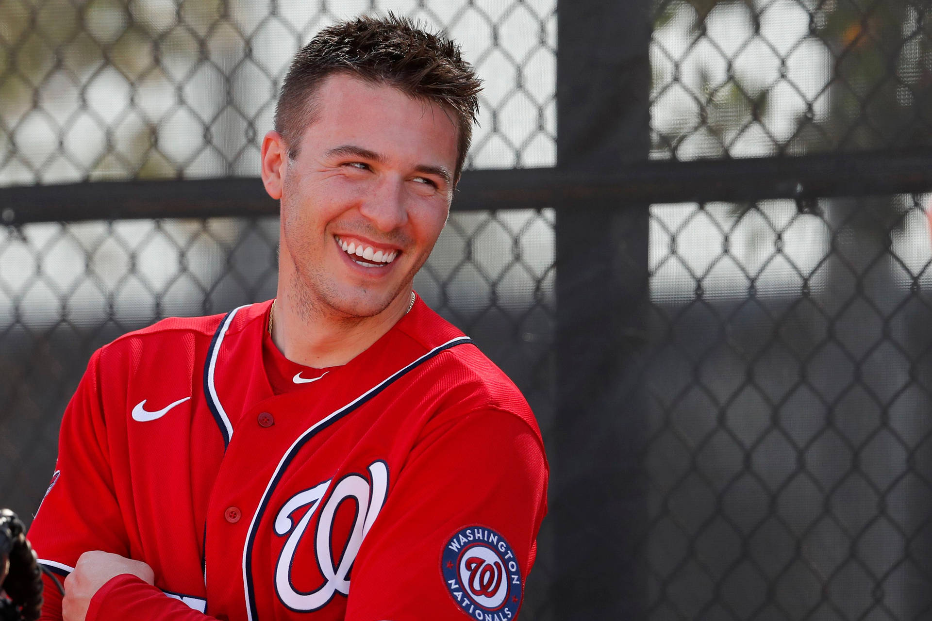 Laughing Patrick Corbin Background