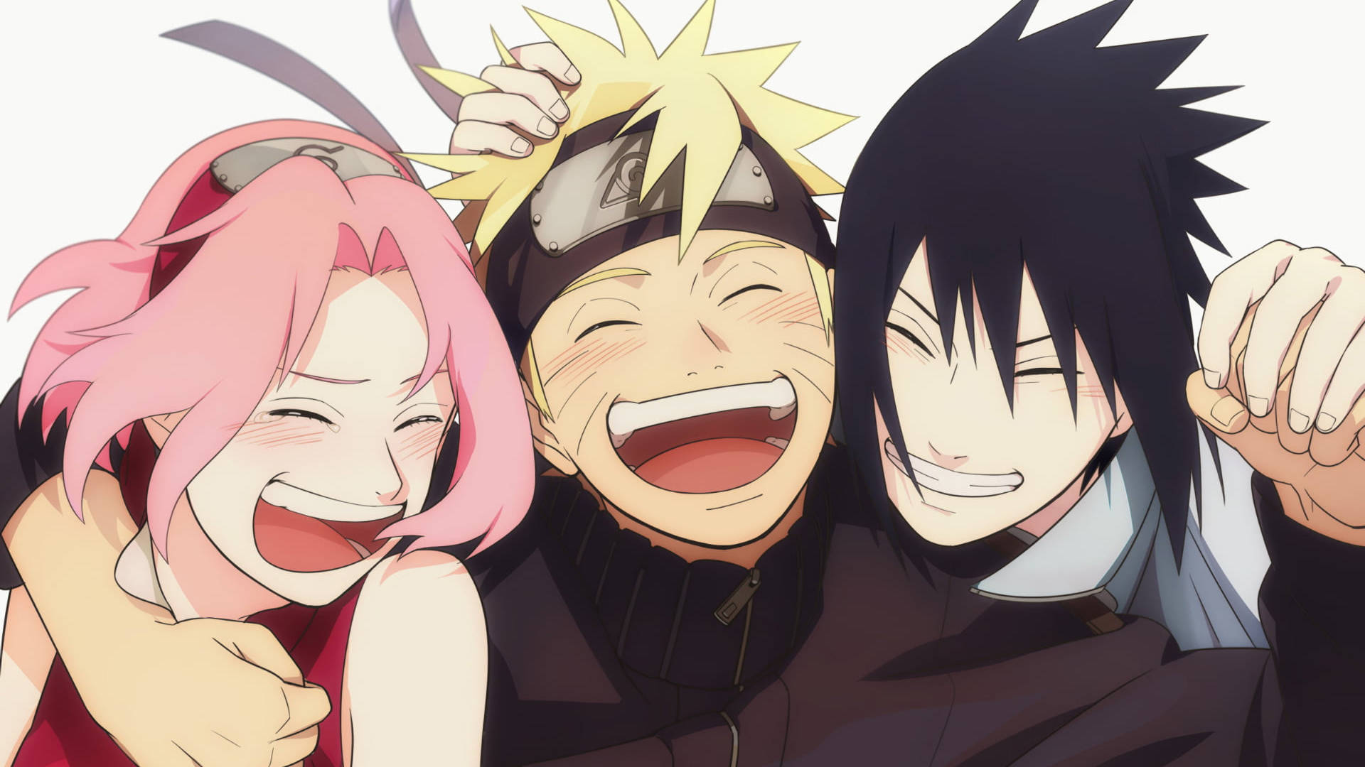 Laughing Team 7 Naruto Ipad Background