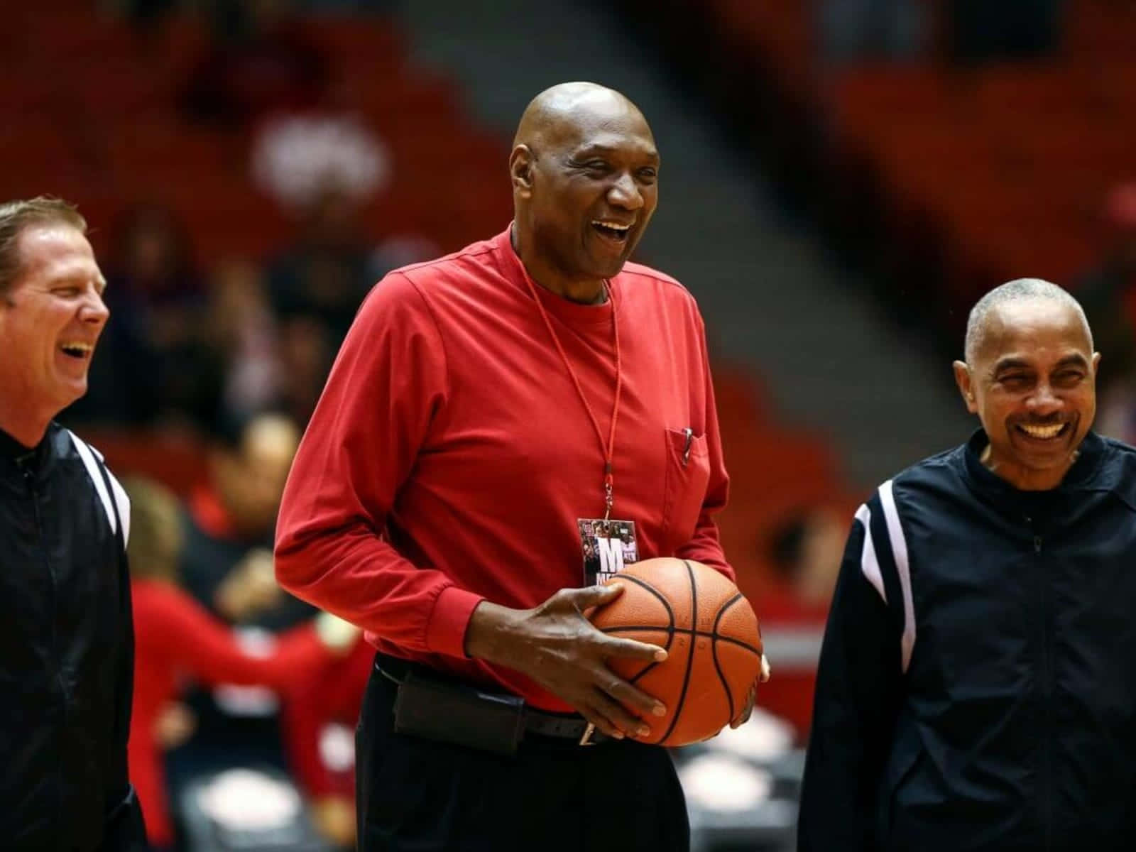 Laughing With Men Elvin Hayes Background