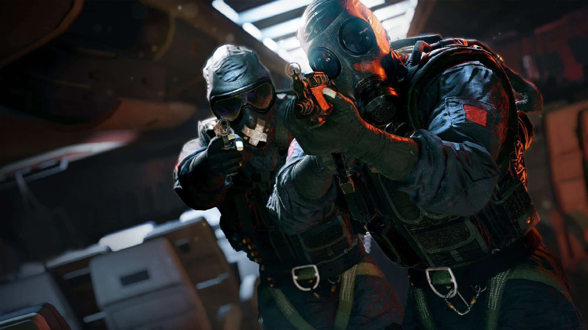 Launch Into Action In Tom Clancy's Rainbow Six Siege Background