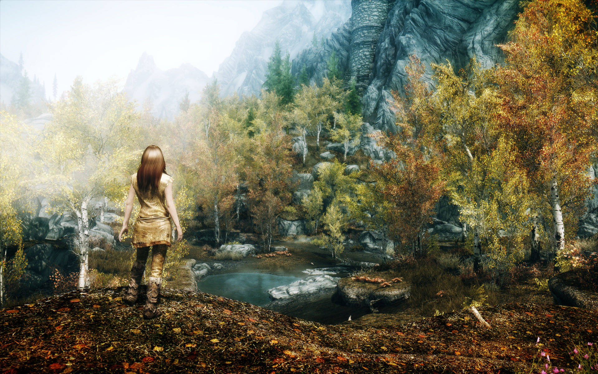 Launch Into Epic Adventures With Skyrim Ultra Hd Background