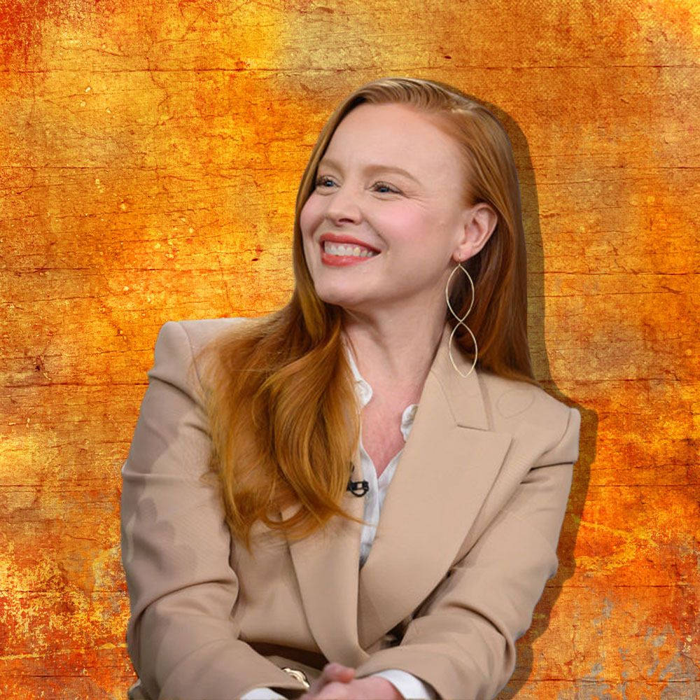 Lauren Ambrose Appearing As Guest On The Today Show. Background