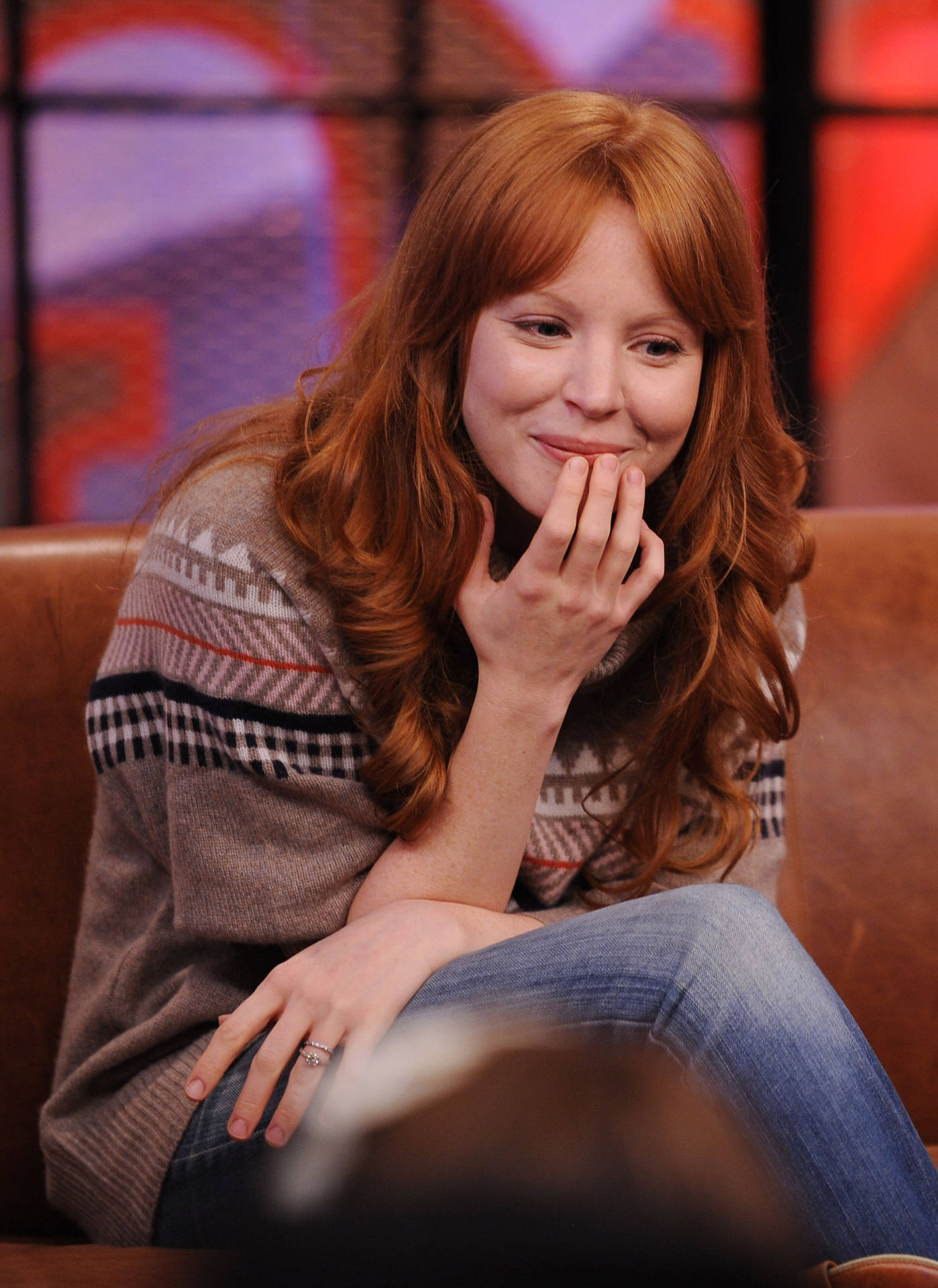 Lauren Ambrose At Graham Norton's Show Background