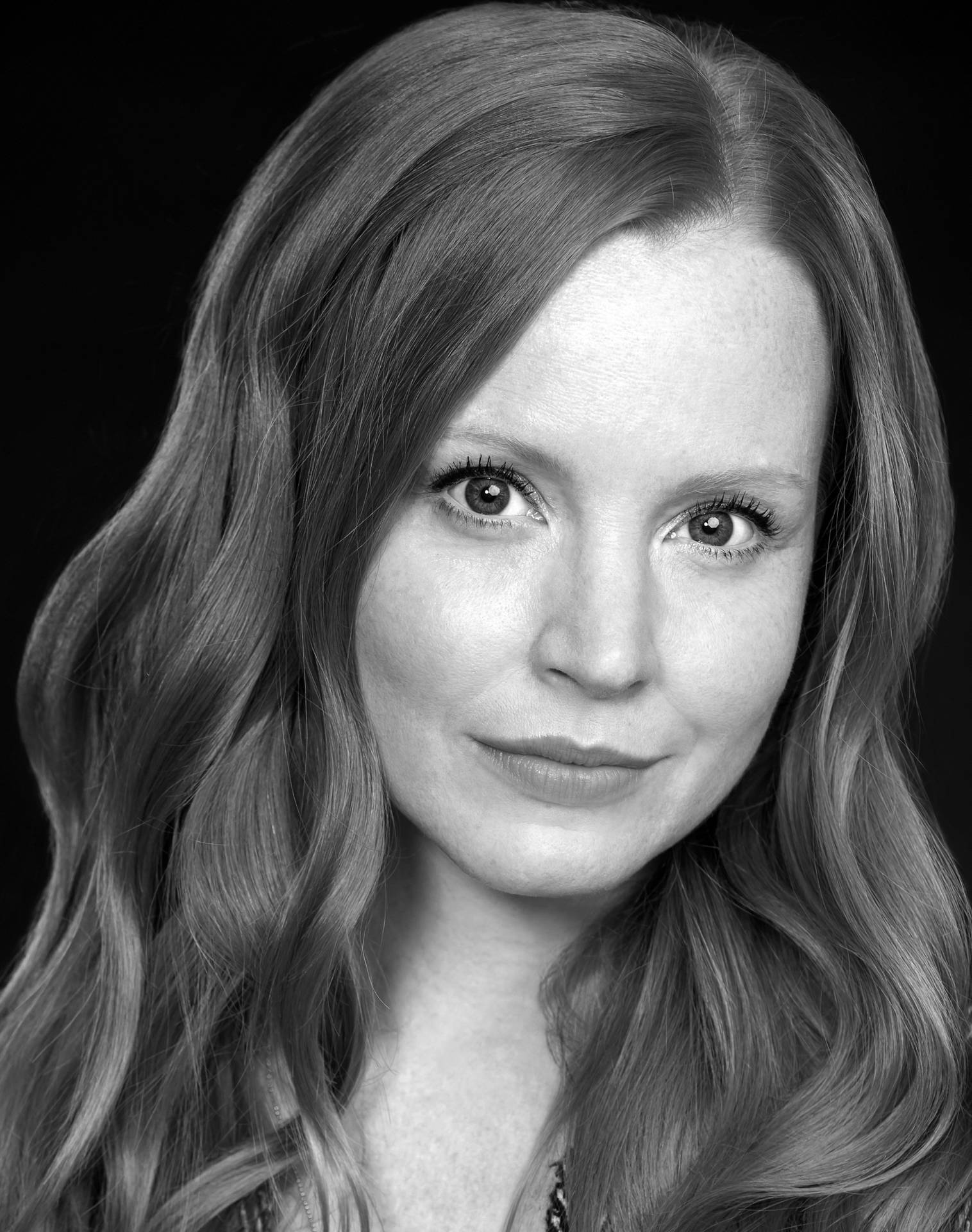 Lauren Ambrose Black And White Portrait