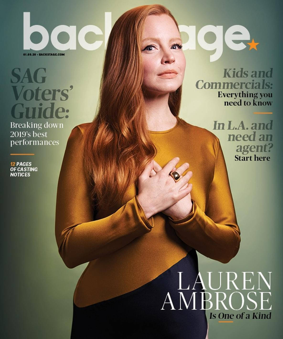 Lauren Ambrose For Backstage Magazine