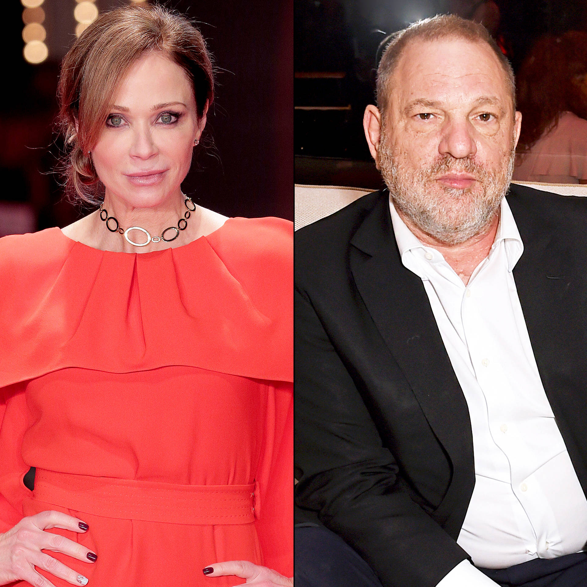 Lauren Holly And Harvey Weinstein Background