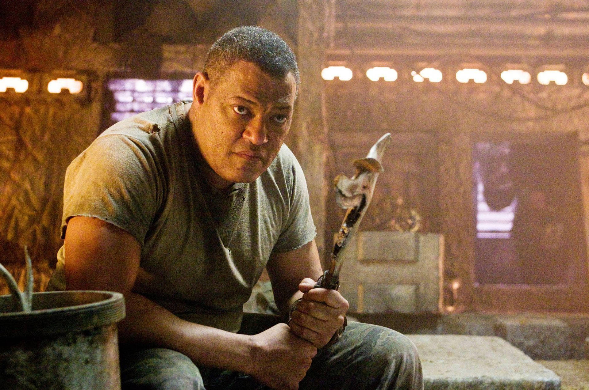 Laurence Fishburne 2010 Film Predators Background