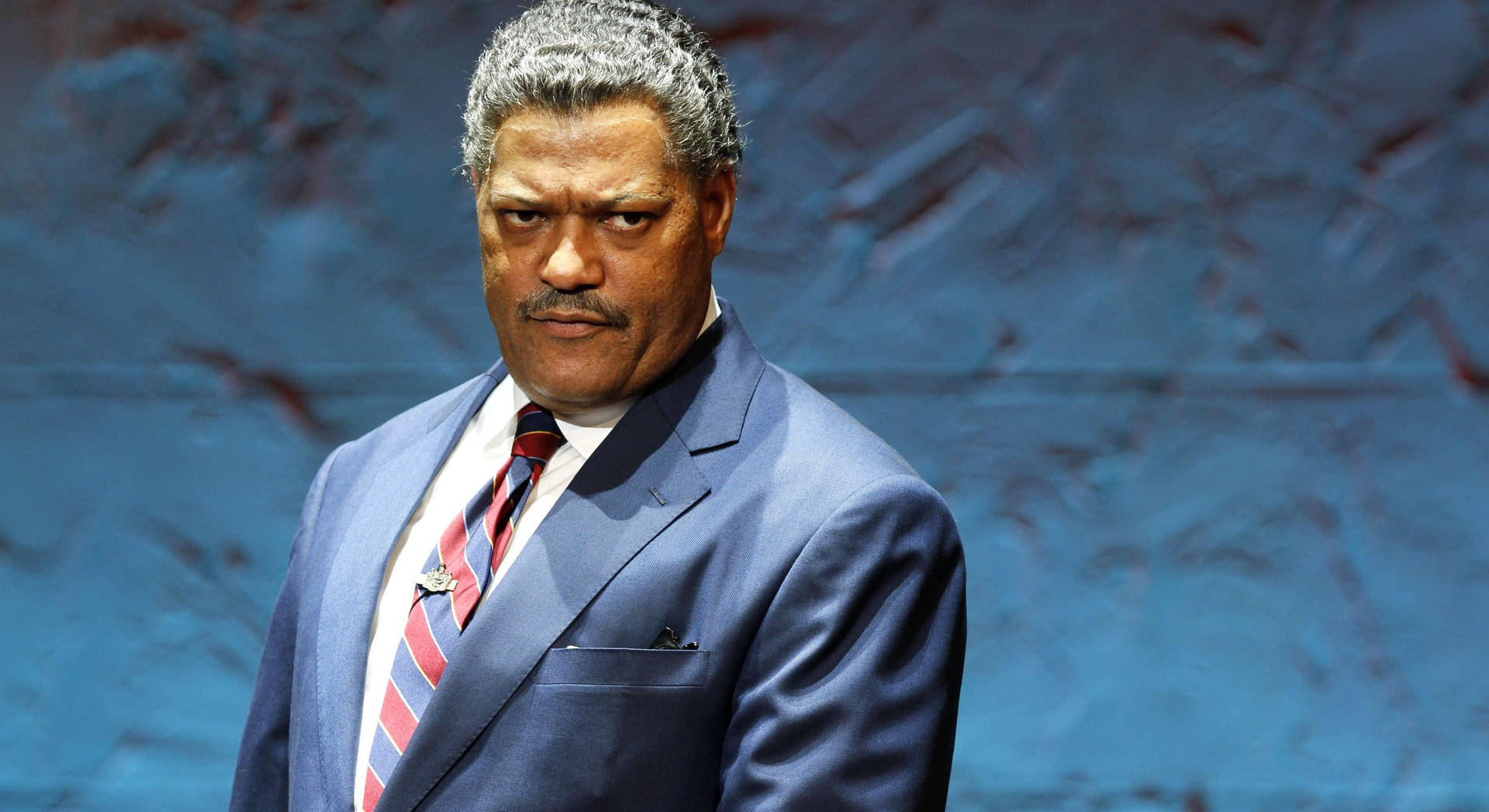 Laurence Fishburne Intimidating Look Background