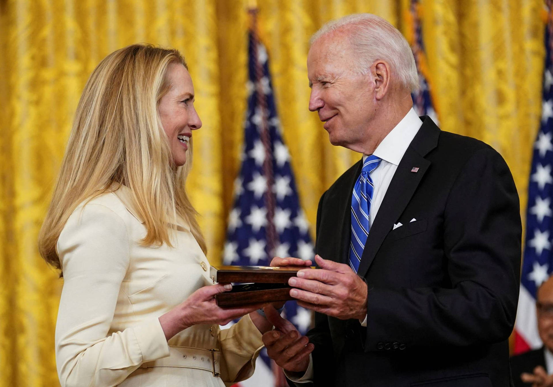 Laurene Powell Jobs And Joe Biden Background