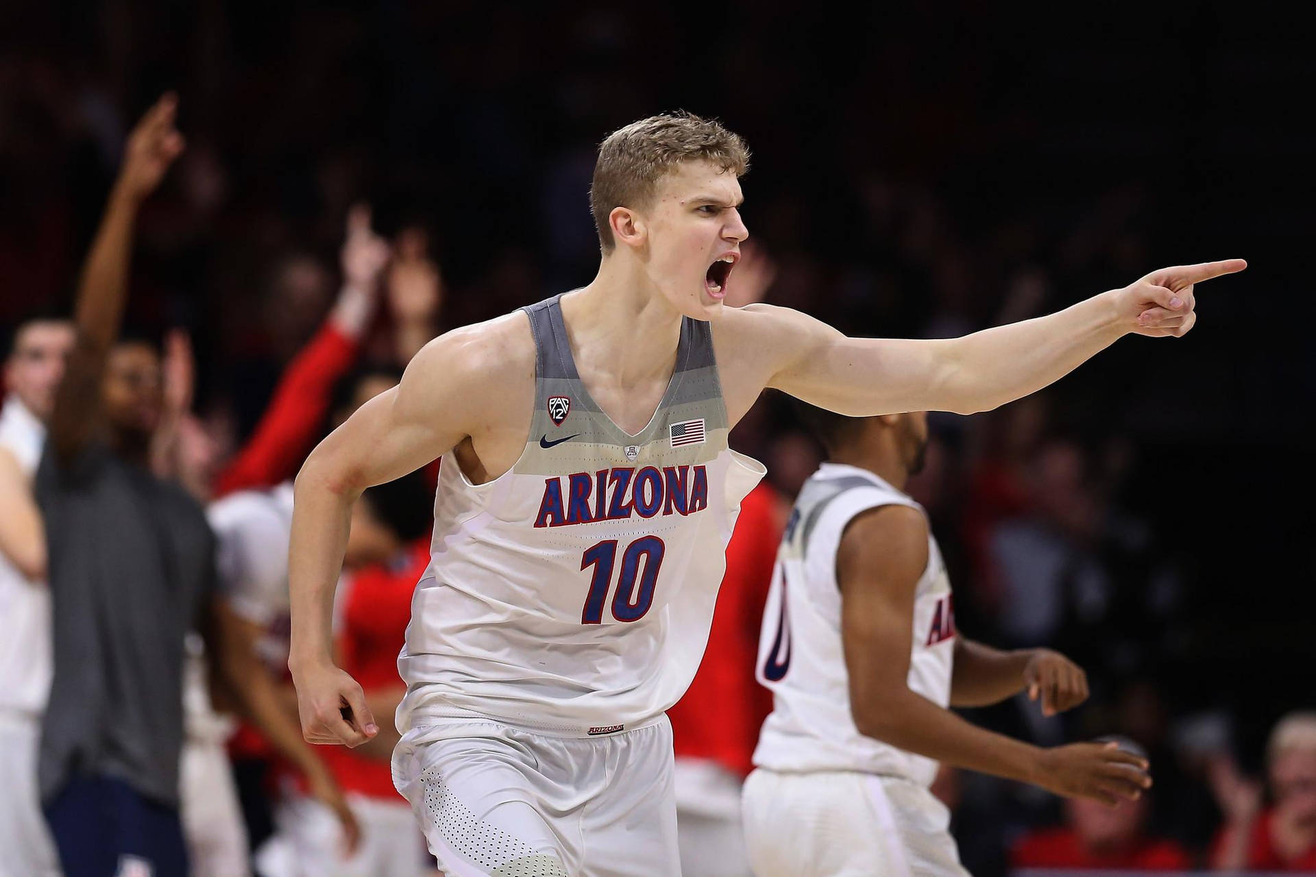 Lauri Markkanen Arizona Basketball Power Forward Background