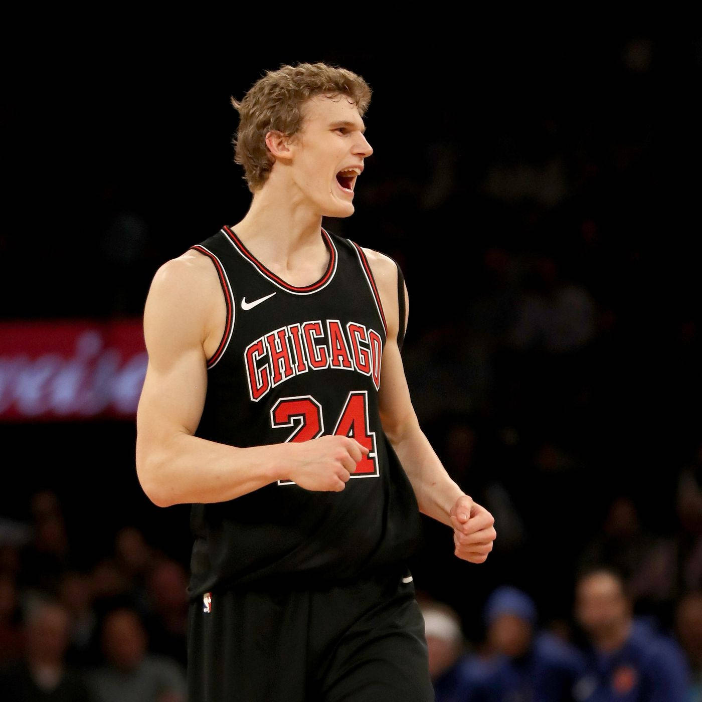 Lauri Markkanen Chicago Bulls High Spirits Background