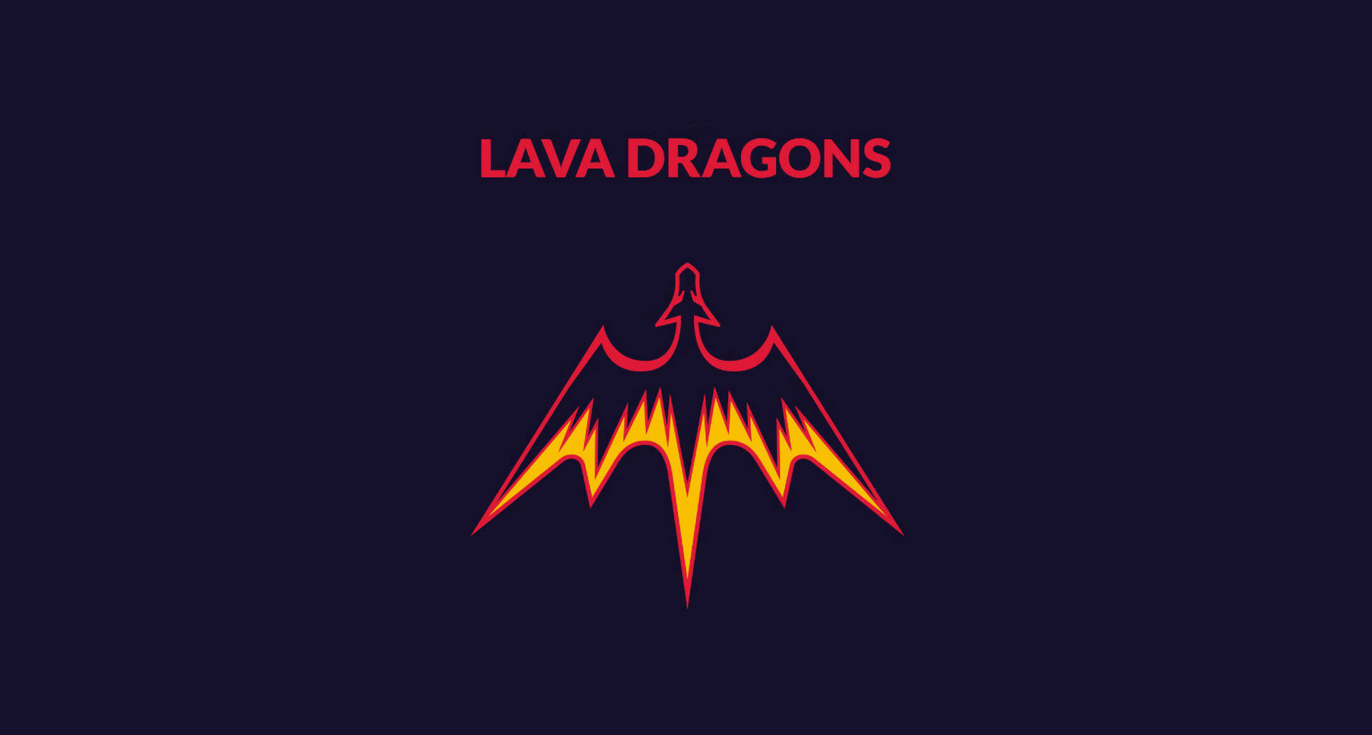 Lava Dragon Red Outline Background
