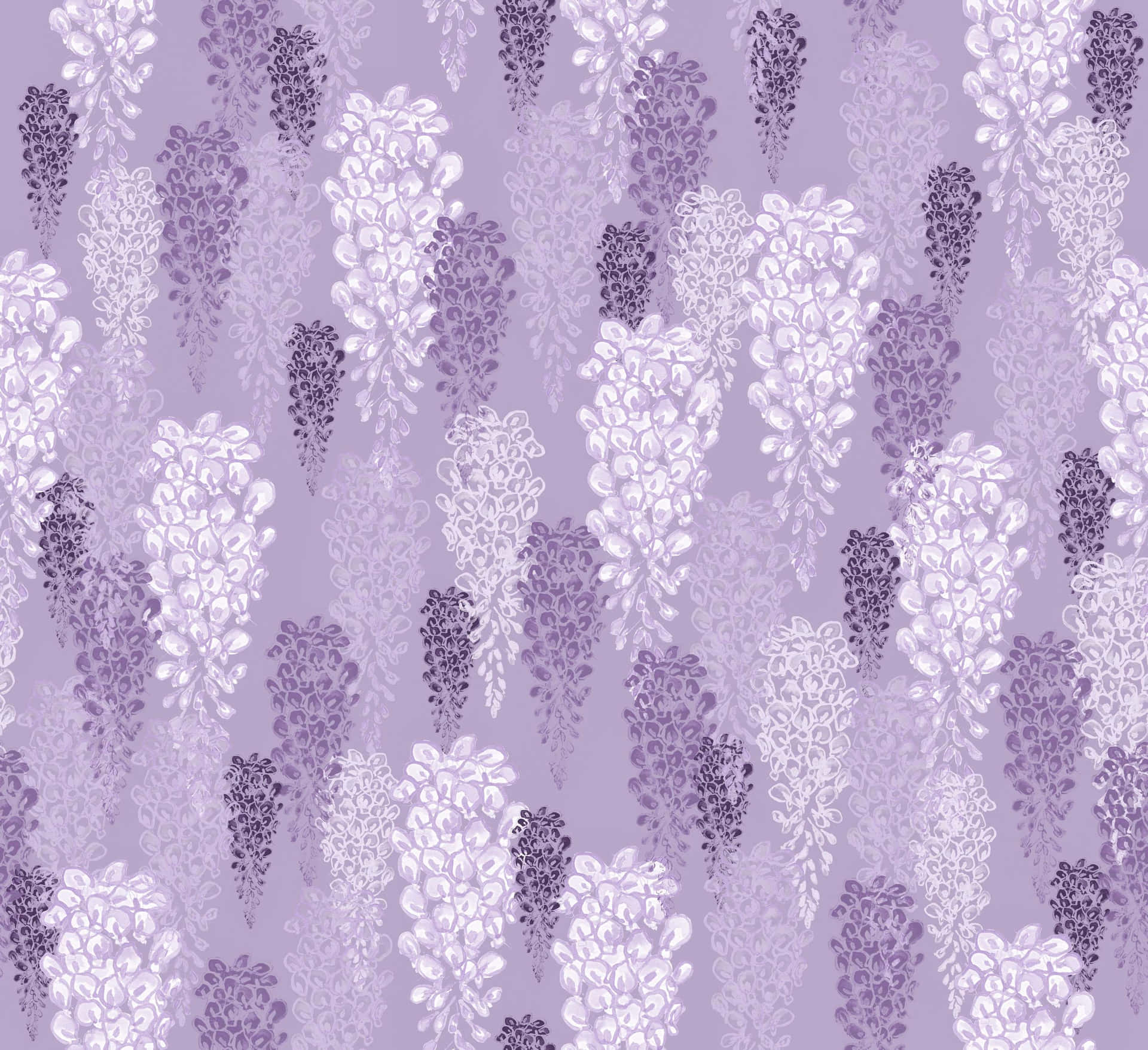 Lavender Purple Flower Illustration