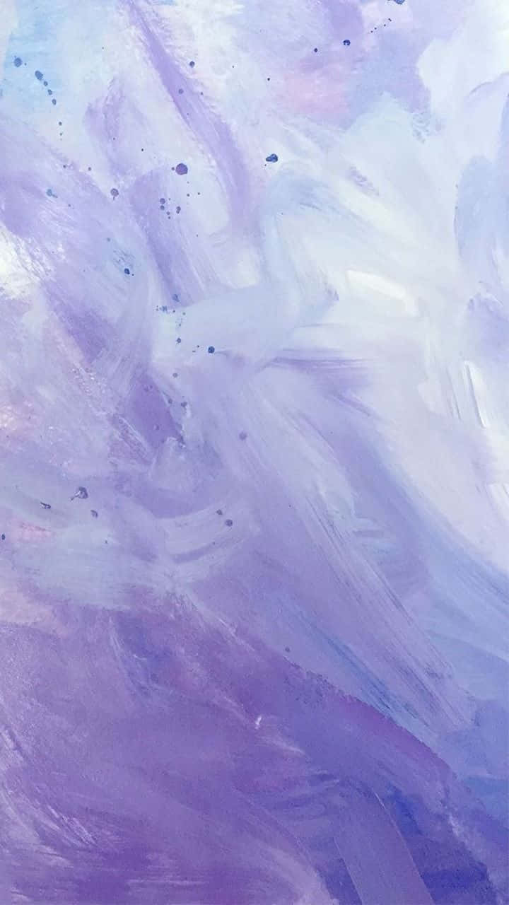 Lavender Purple Paint Brush Strokes
