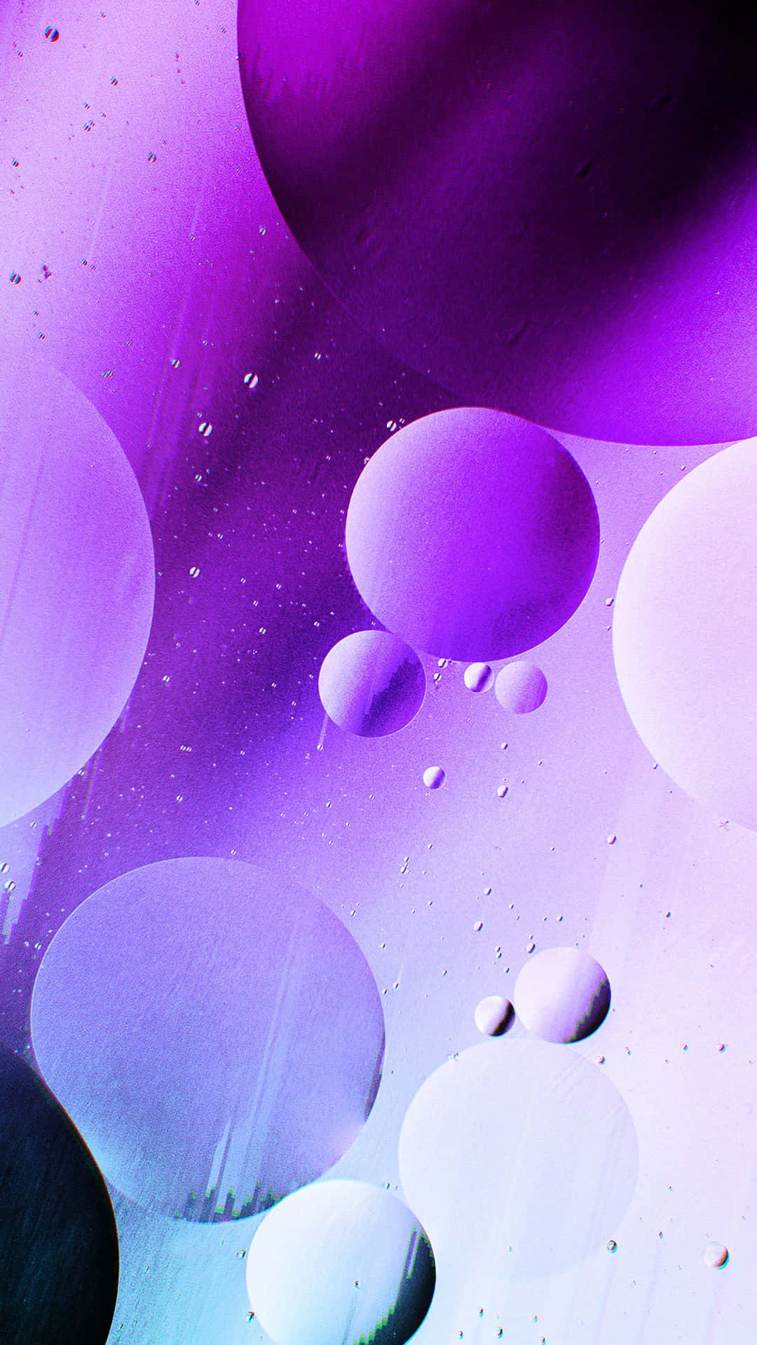 Lavender Purple Water Droplets Background