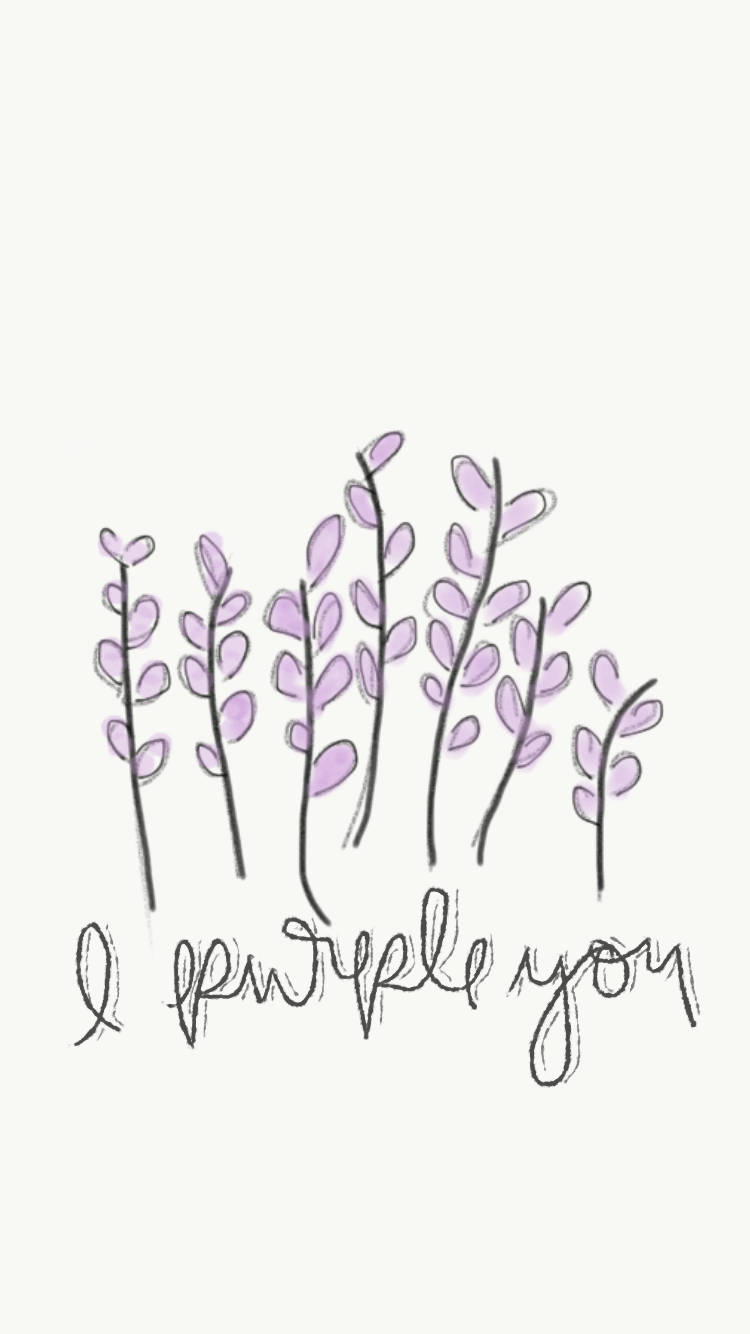 Lavender Stalks I Purple You Background Background