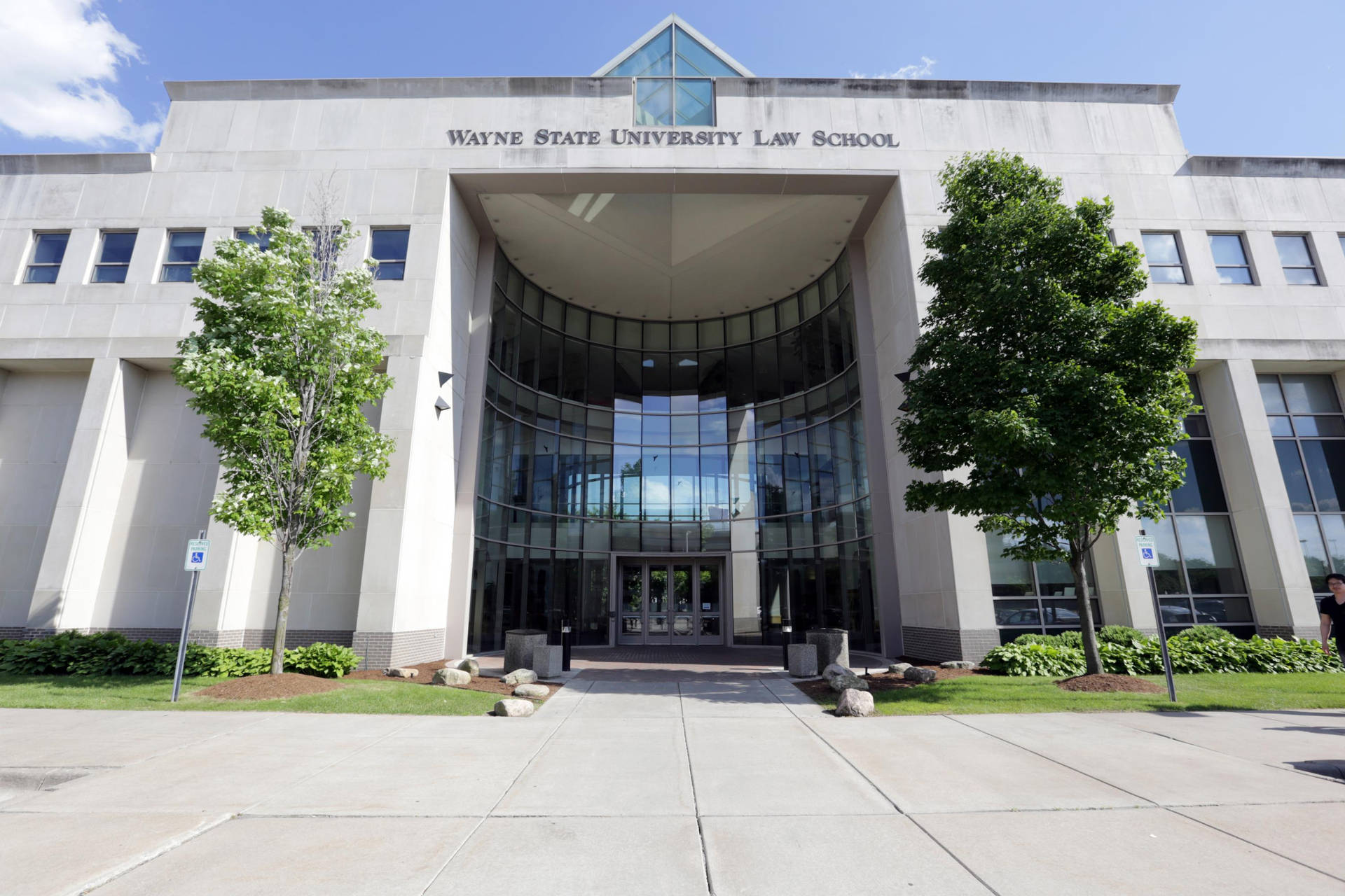 Law School Building At Wayne State University Background