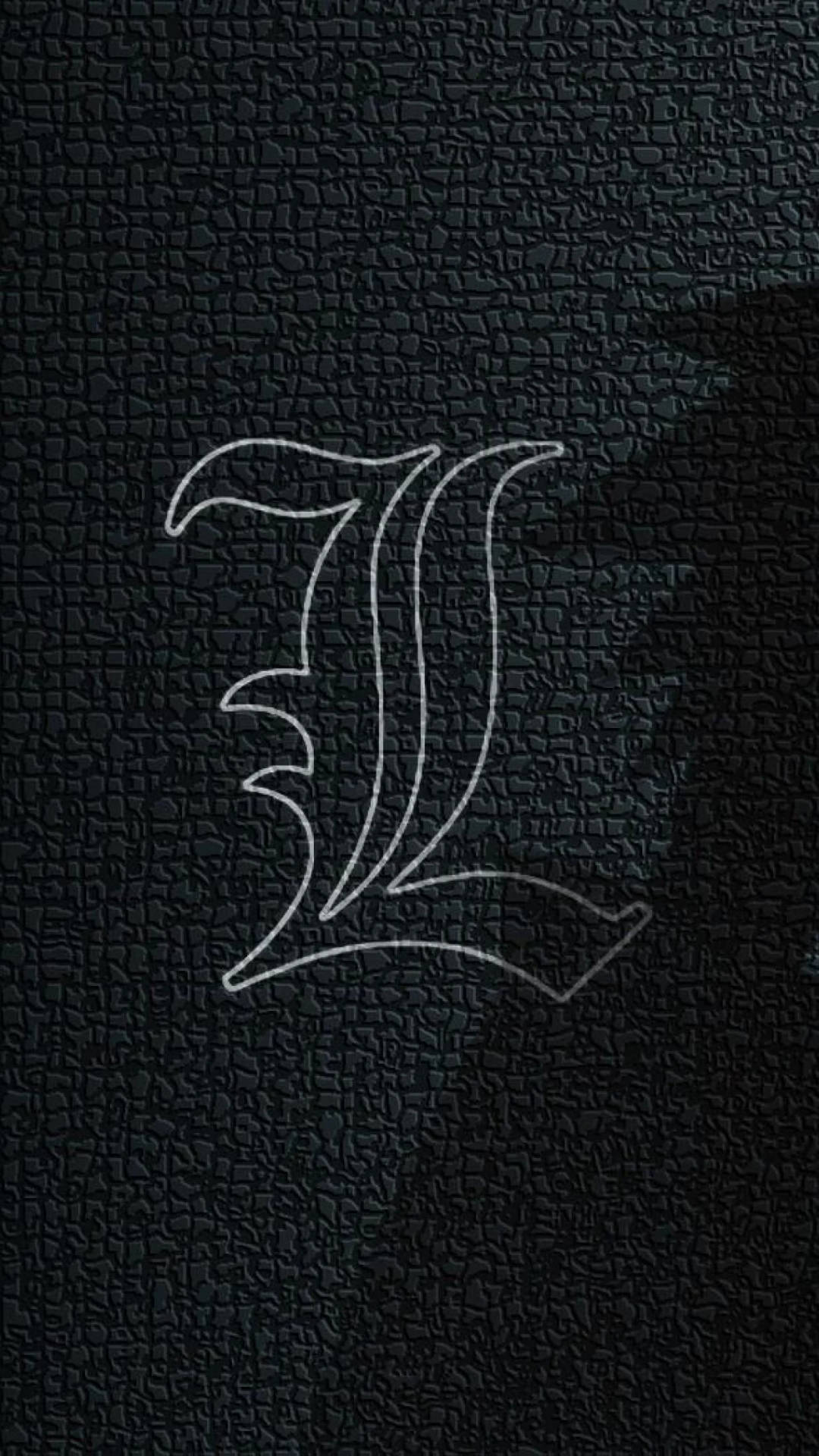 Lawliet’s Symbol On Death Note Iphone Background