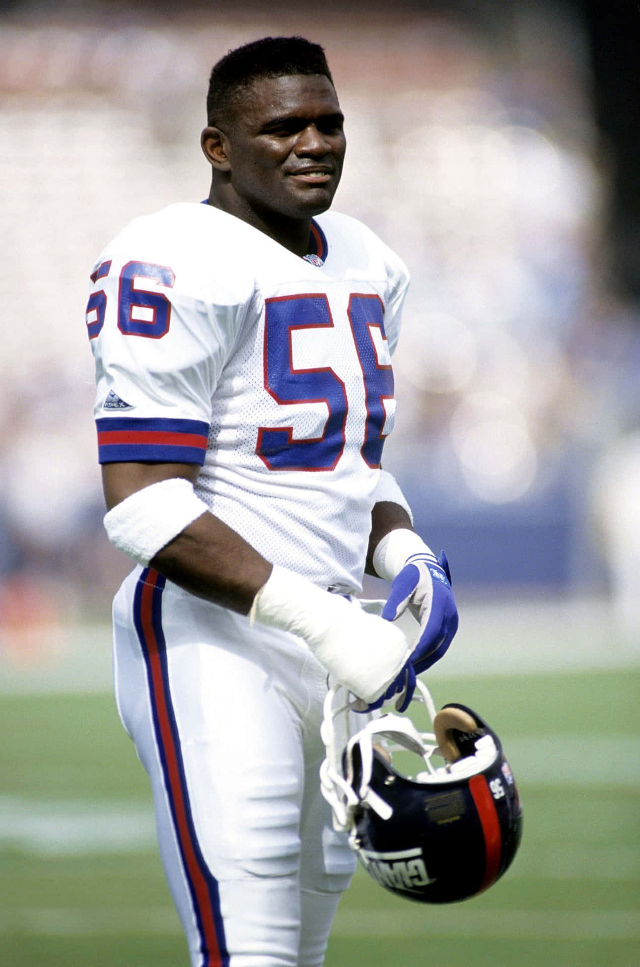 Lawrence Taylor American Football Candid Background