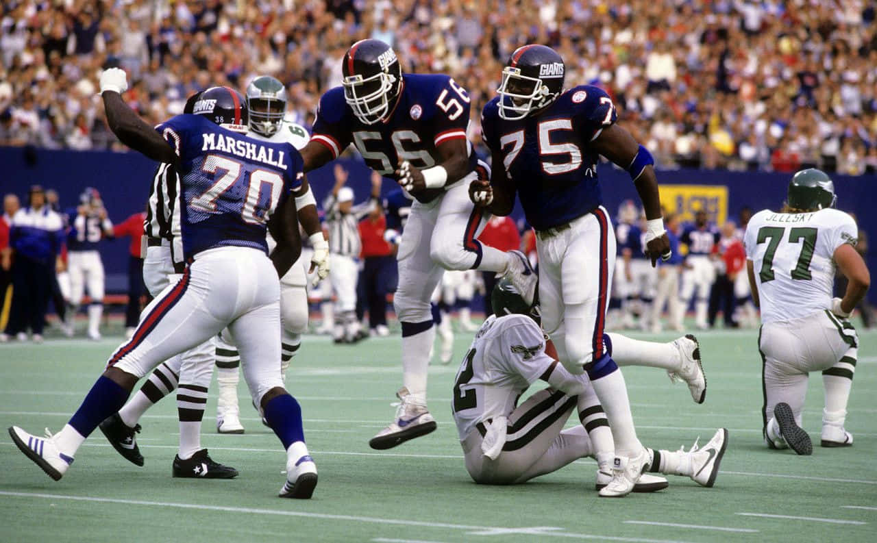 Lawrence Taylor Football New York Giants Background