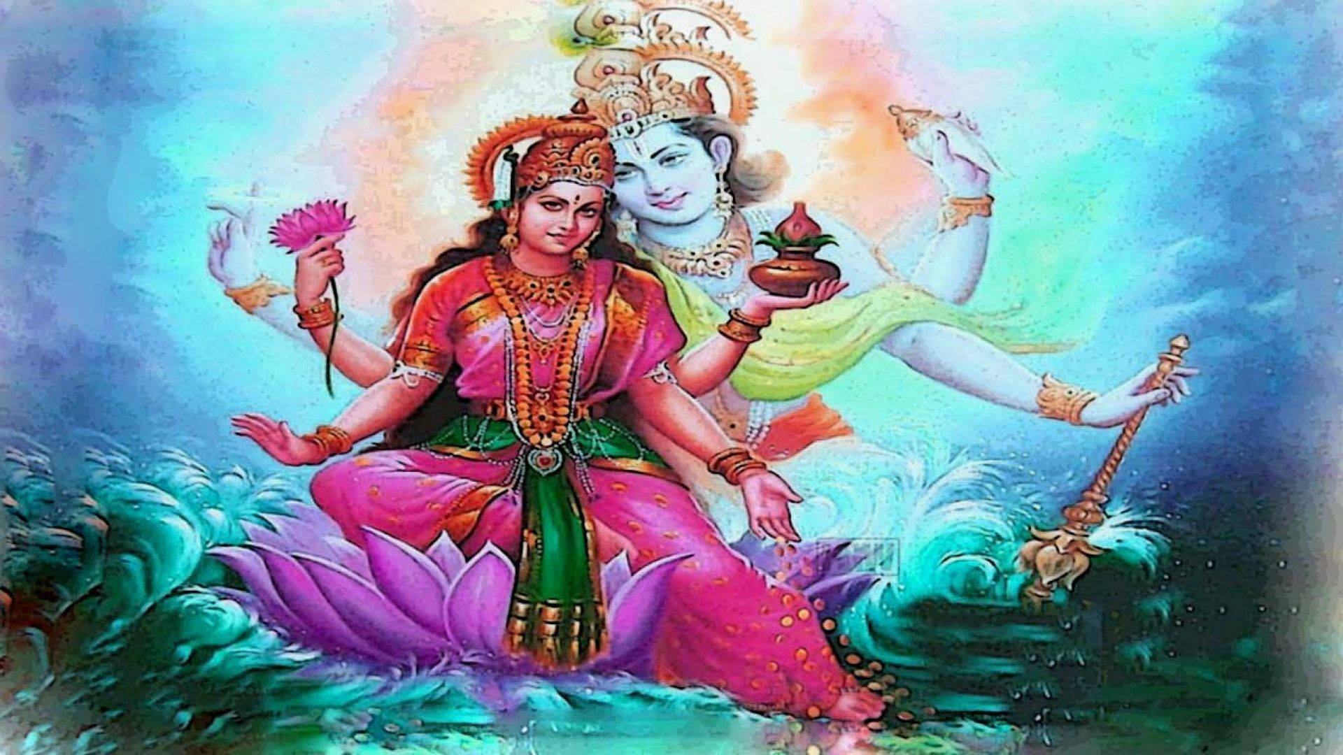 Laxmi Narayan Soul Of Vishnu With Lakshmi