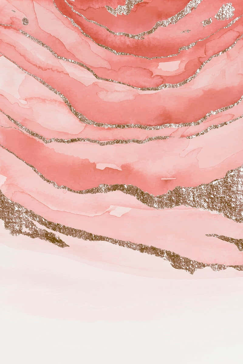 Layers Of Colorful Glitter On Marble Background