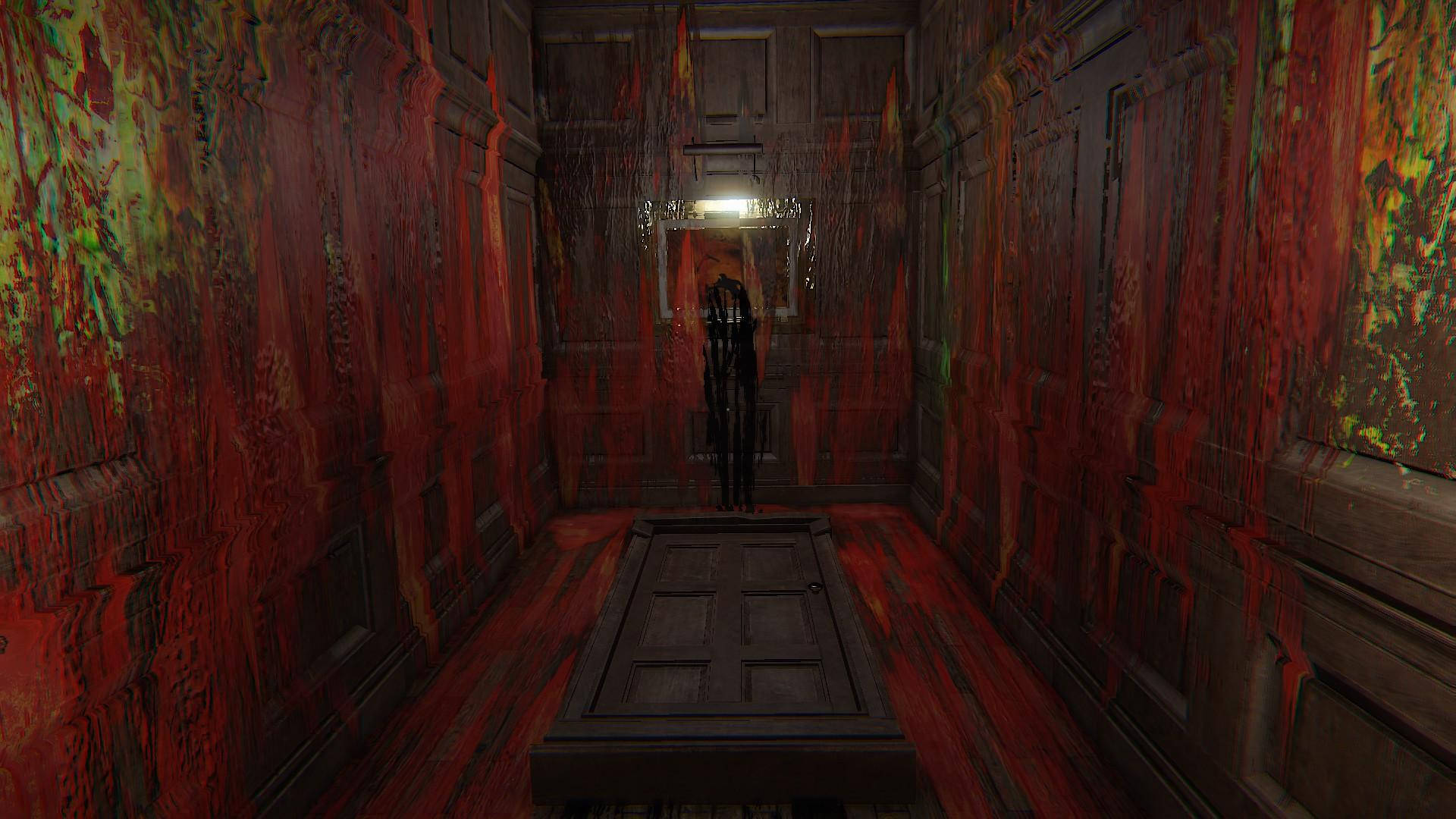 Layers Of Fear Bloody Smeared Walls Background